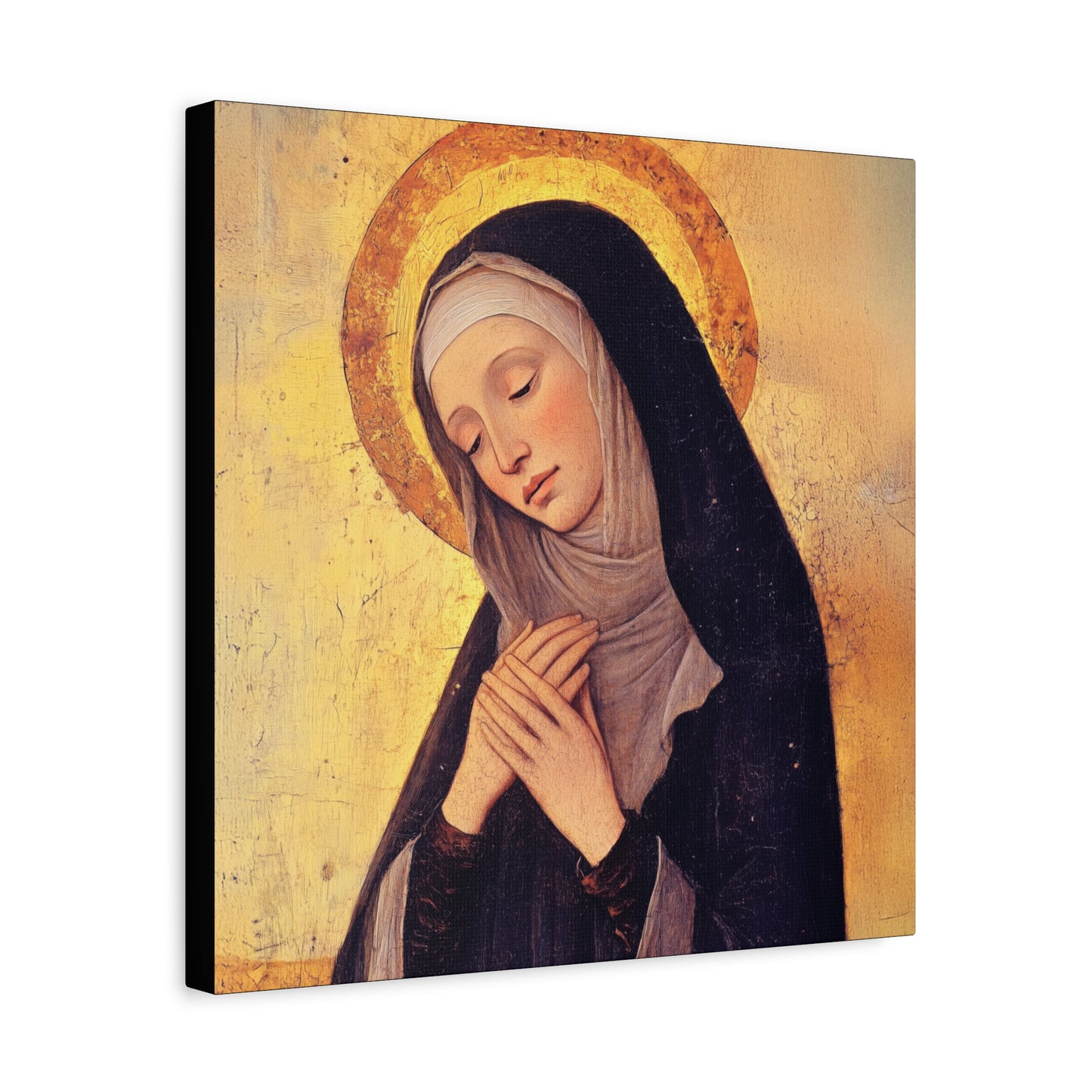 Saint Syncletica of Alexandria - Desert Mother - Gallery Wrapped Canvas - Print - Religious Art for your Home - Catholic