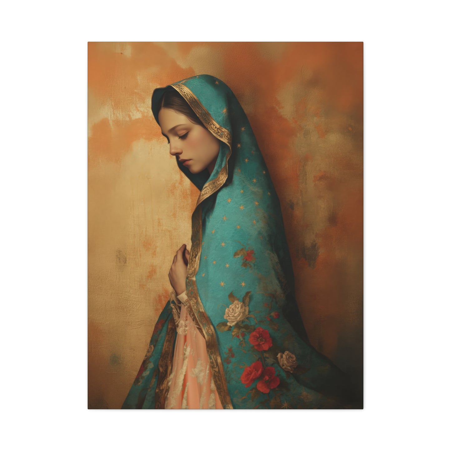 Our Lady of Guadalupe - Gallery Wrapped Canvas - Print - Religious Art for your Home - Catholic Art