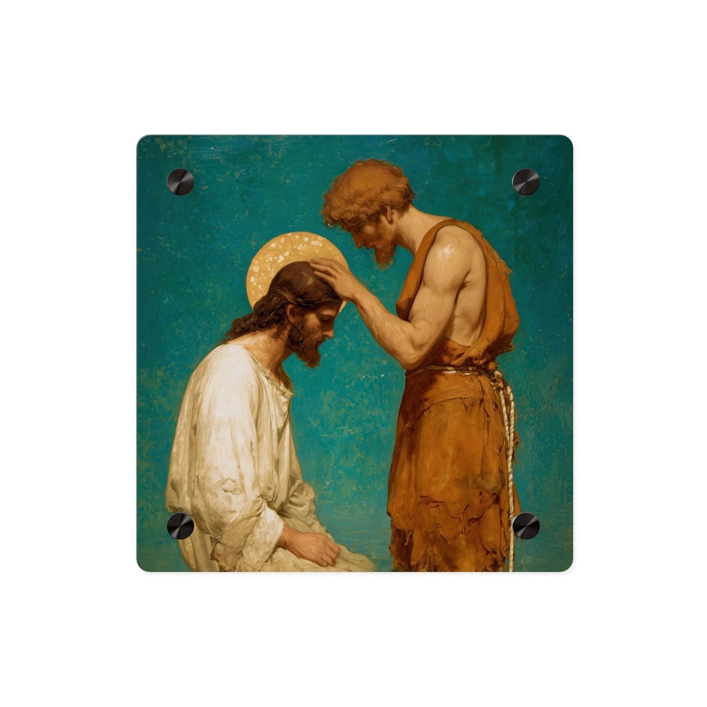 Saint John the Baptist, The Prophet and the Promise - Acrylic Wall Art Panel - Ready to Hang Acrylic Print - Catholic Saint Art