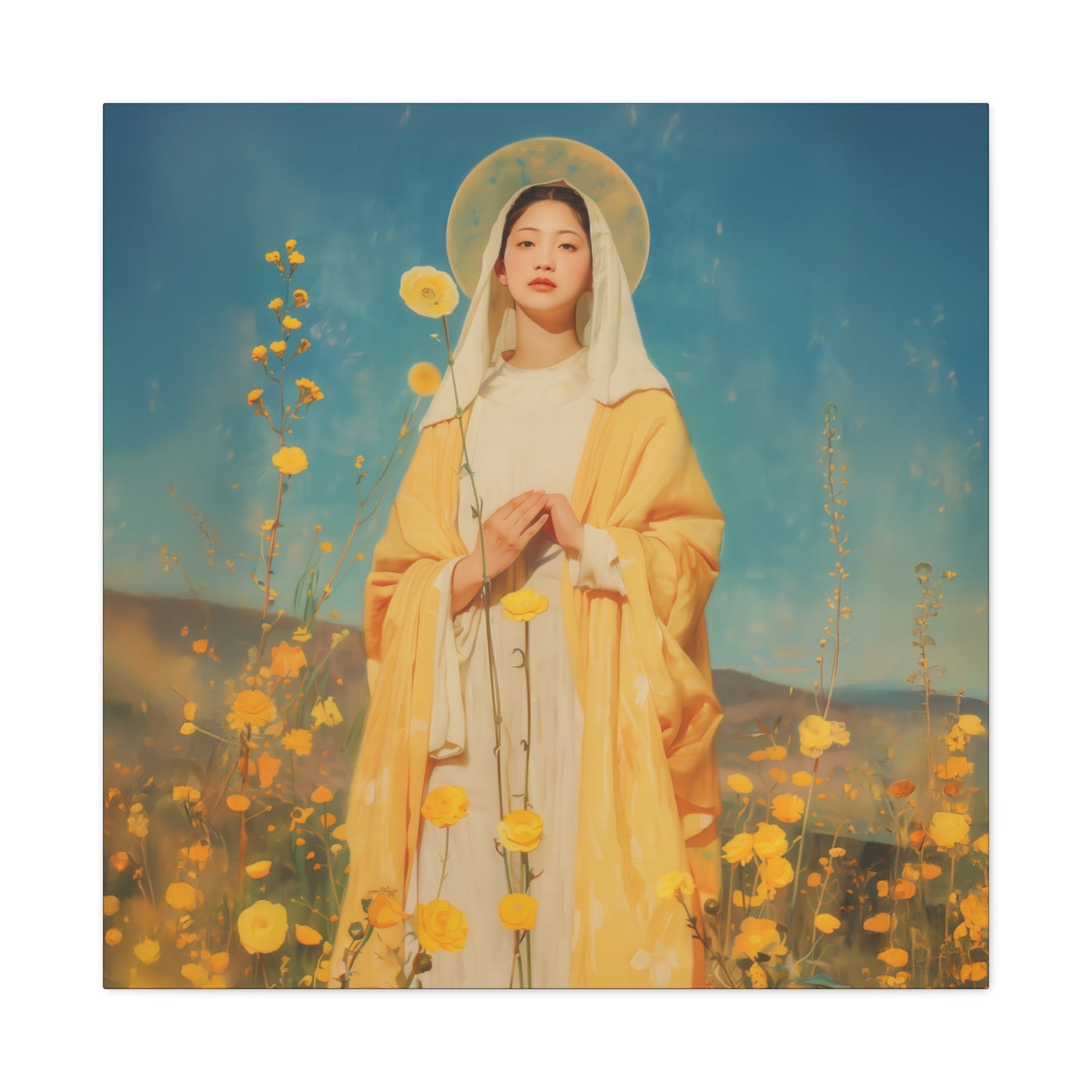 Saint Agatha Lin - Gallery Wrapped Canvas - Print - Religious Art for your Home - Catholic Art