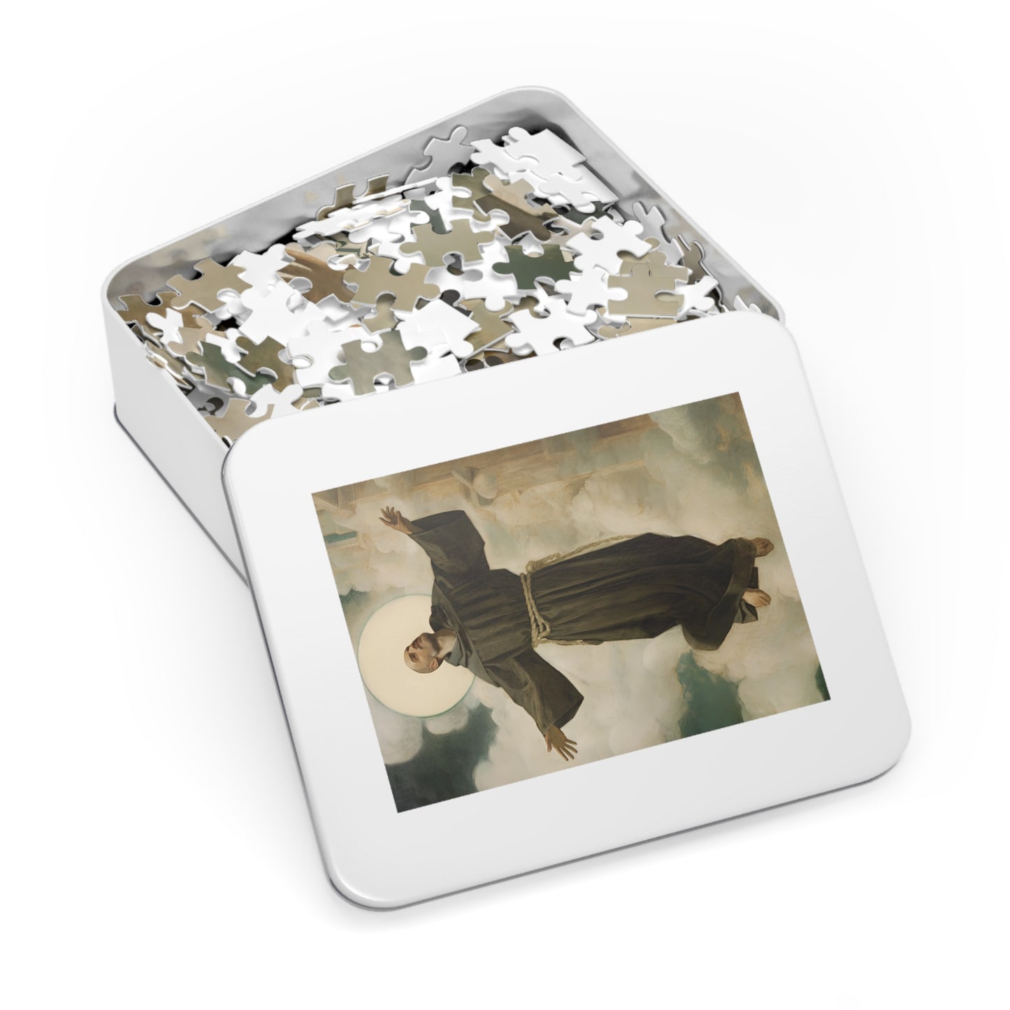 Saint Joseph of Cupertino - Puzzle and Keepsake Tin - Religious Jigsaw Puzzle (30, 110, 252, 500,1000-Piece) - Religious Puzzle