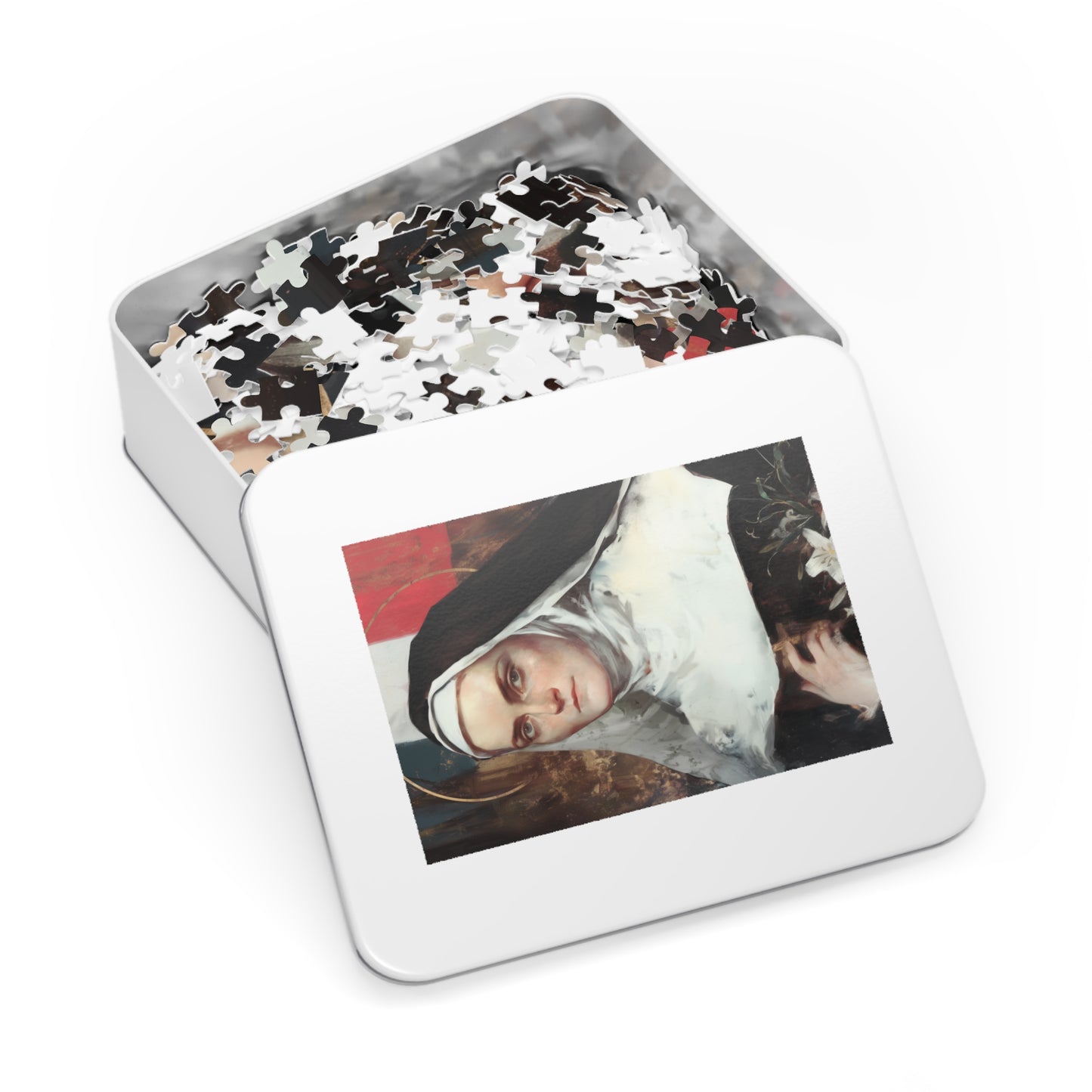 Saint Jeanne-Antide Thouret - Puzzle and Keepsake Tin - Religious (30, 110, 252, 500,1000) - Religious Puzzle - Gifts for Catholic Families