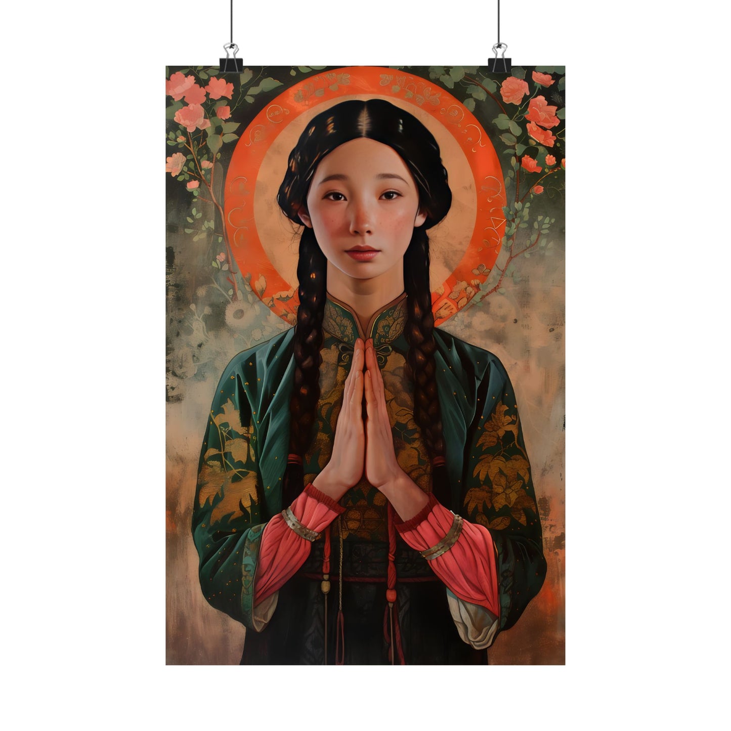Saint Anna Wang - Sanctified Souls Print - Multiple Sizes - Premium Matte Vertical Posters -  Martyr of China