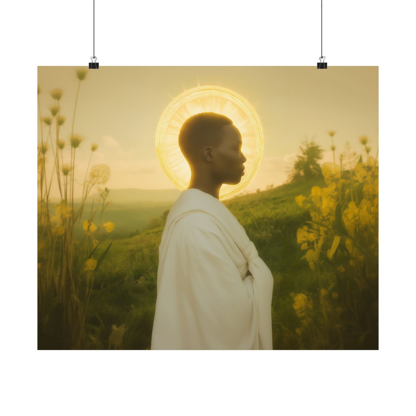 Saint Charles Lwanga- Sanctified Souls Print - Multiple Sizes - Premium Posters - Catholic Art - Christian Home Decor Artwork