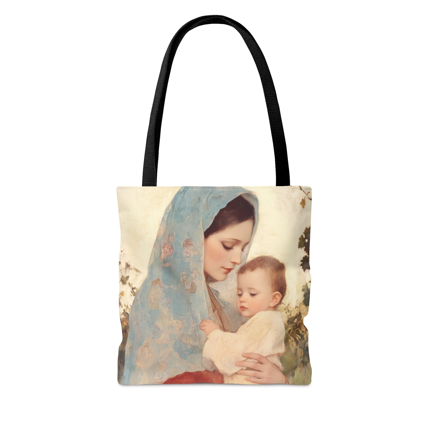 Our Lady of the Grapes / Out Lady of the Harvest - Tote Bag - Large Medium Small Faith Art Bag - Catholic Faith Purse - Mother Mary