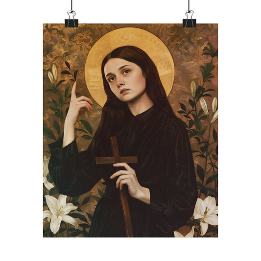 Saint Clelia Barbieri - Sanctified Souls Print - Multiple Sizes - Premium Posters - Catholic Art - Christian painting
