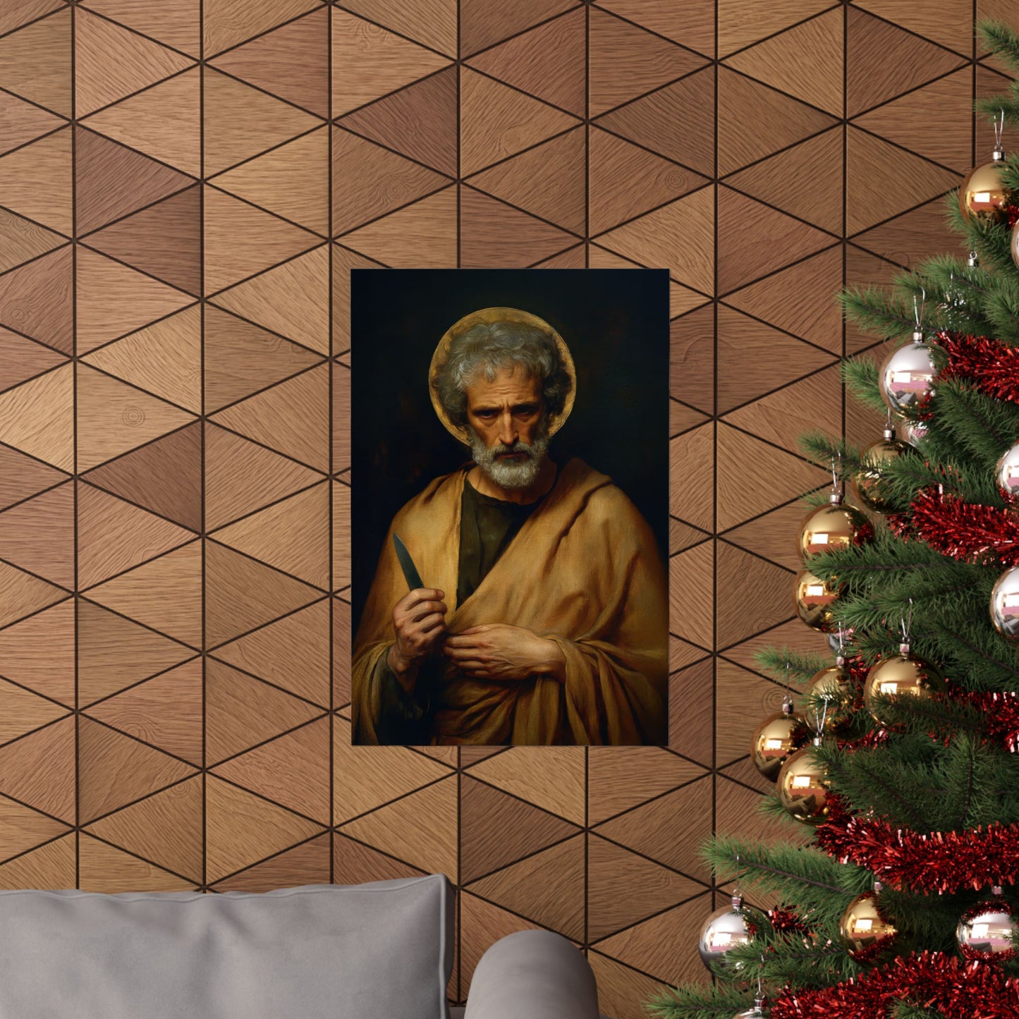 Saint Bartholomew the Apostle - Sanctified Souls Print - Multiple Sizes - Premium Matte Vertical Posters