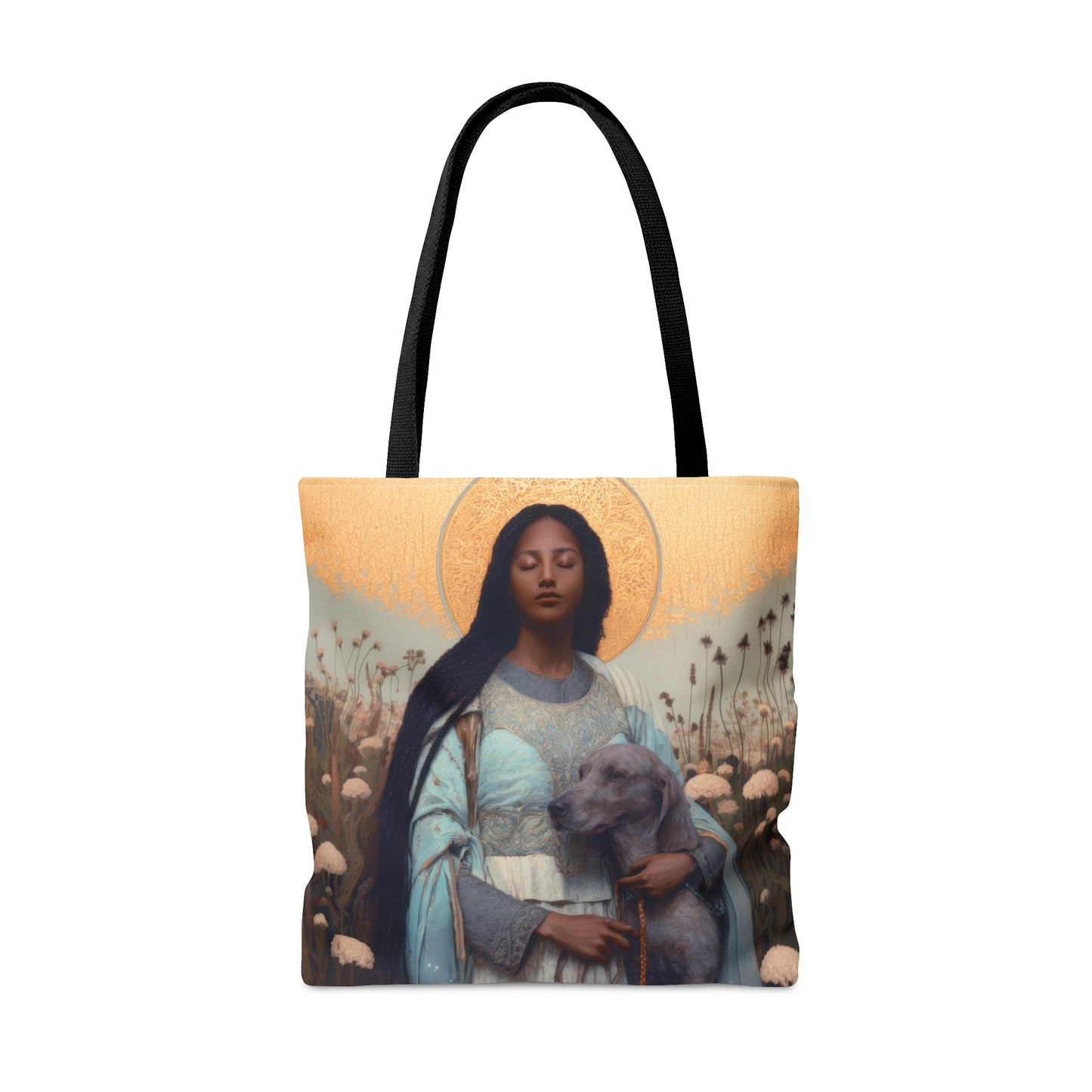 Saint Quiteria - Tote Bag - Large Medium Small Faith Art Bag - Catholic Faith Purse