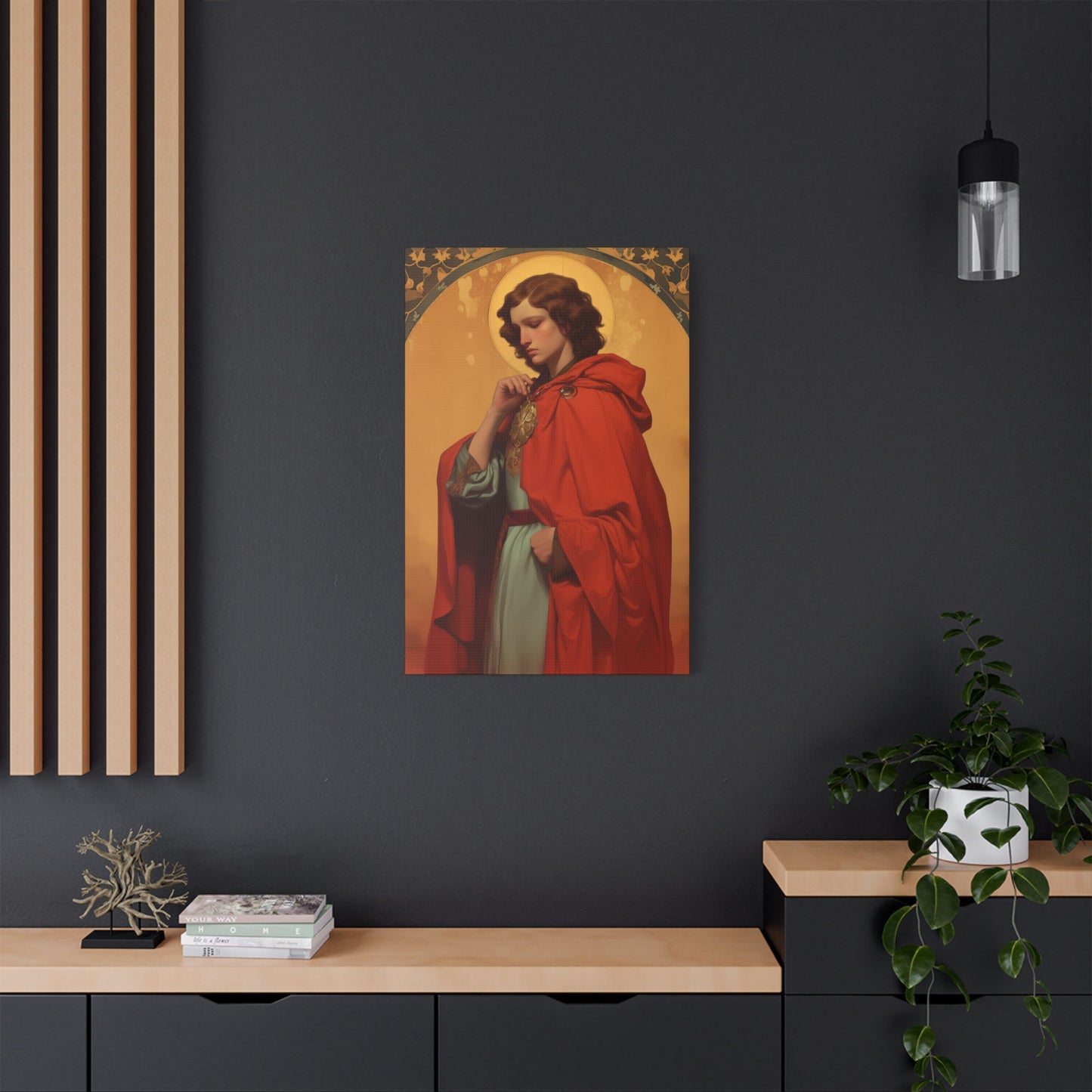 Saint Casimir of Poland Canvas Print - Multiple Sizes - Catholic Home art - Museum Wrapped Canvas - Sanctified Souls Print