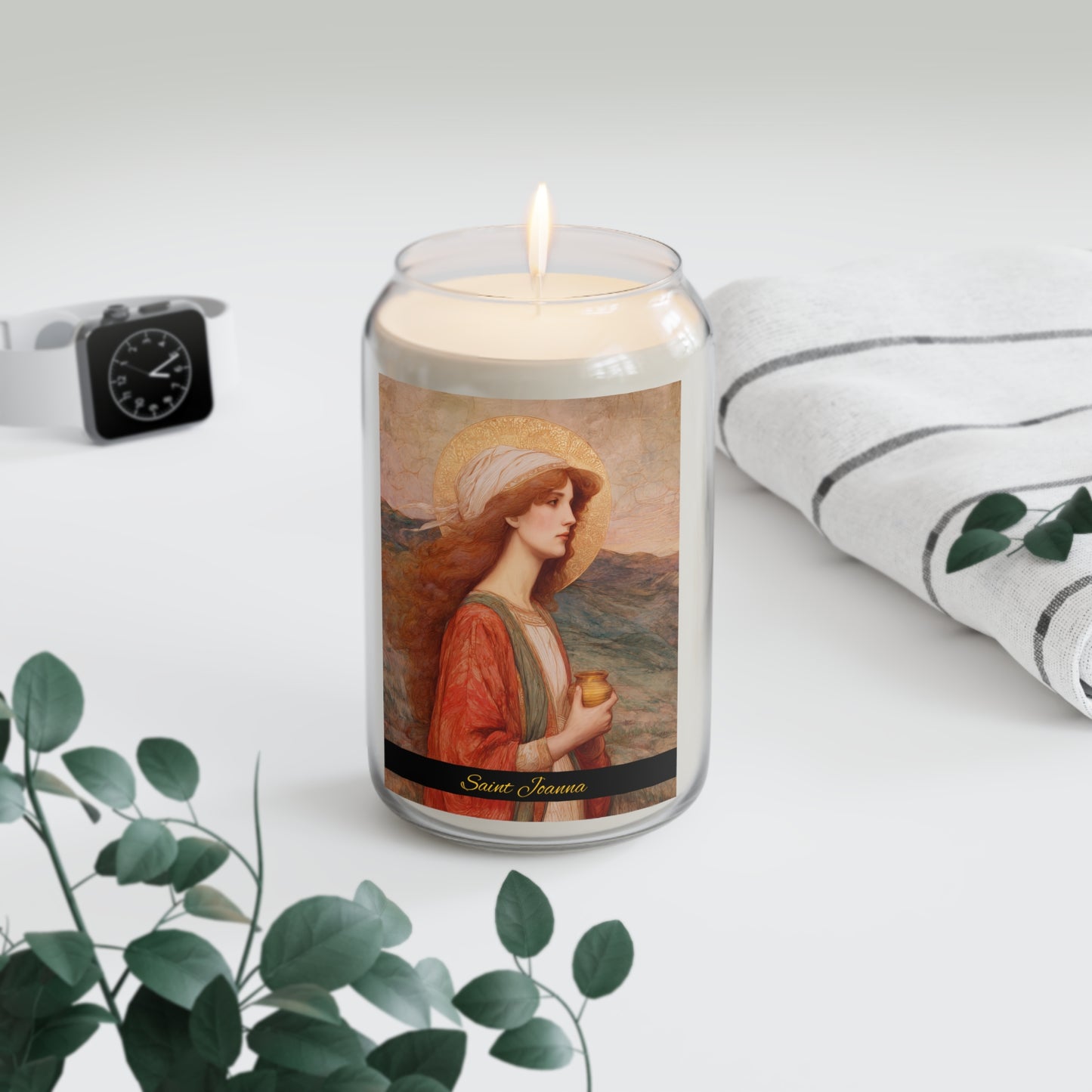 Saint Joanna - Scented Prayer Candle, 13.75oz - Tall Size - Religious Prayer Candle