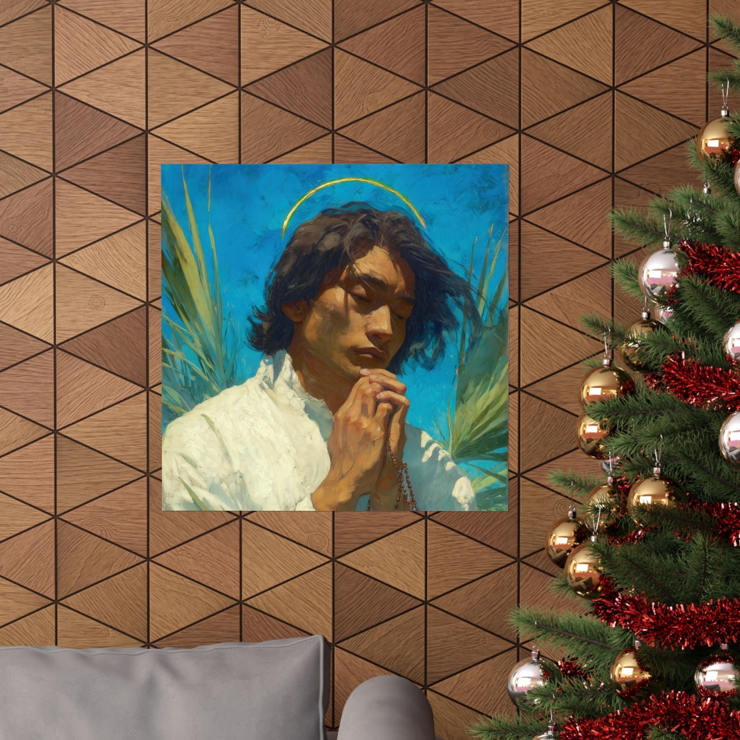 Saint Lorenzo Ruiz -  Catholic Art - Multiple Sizes - Premium Posters - Catholic Art - Christian Home - Catholic Saint Art