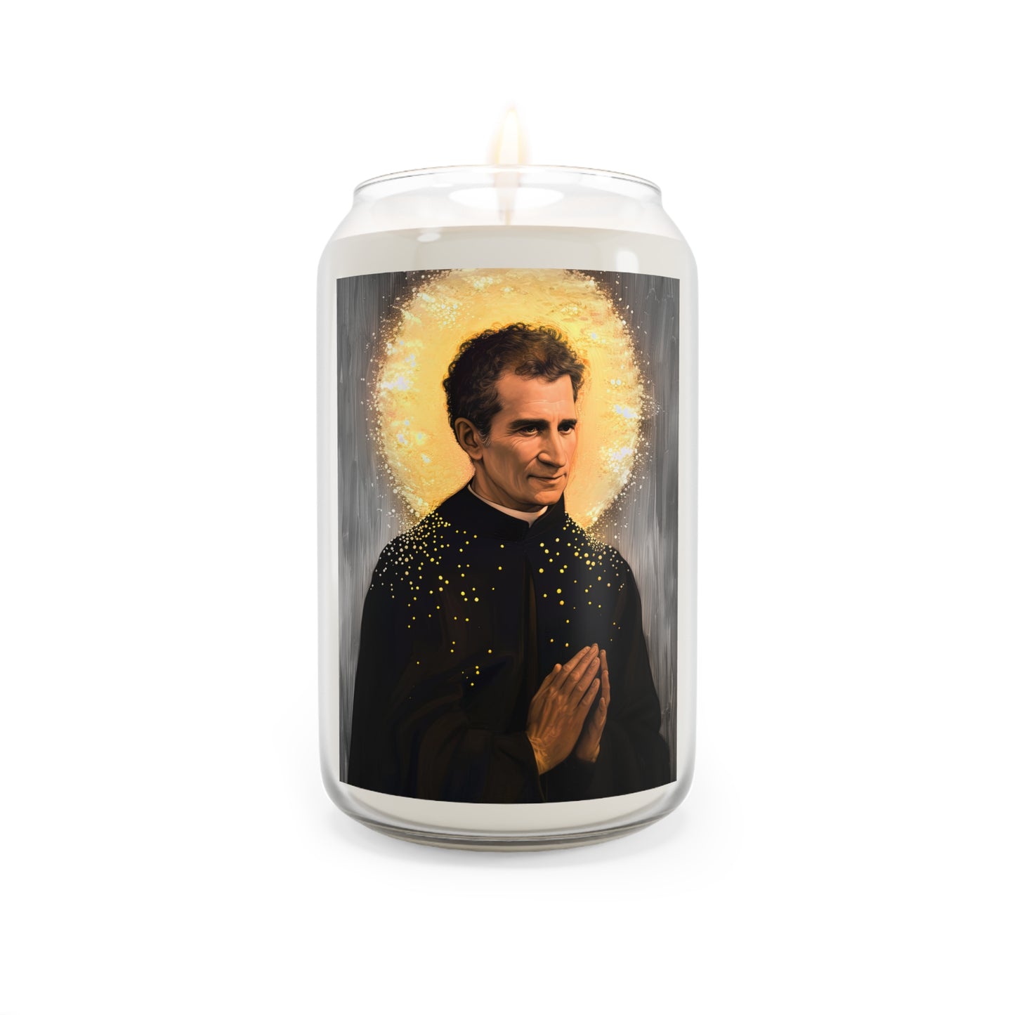 Saint John Bosco / Don Bosco - Scented Prayer Candle, 13.75oz - Tall Size - Religious Prayer Candle - Catholic Art