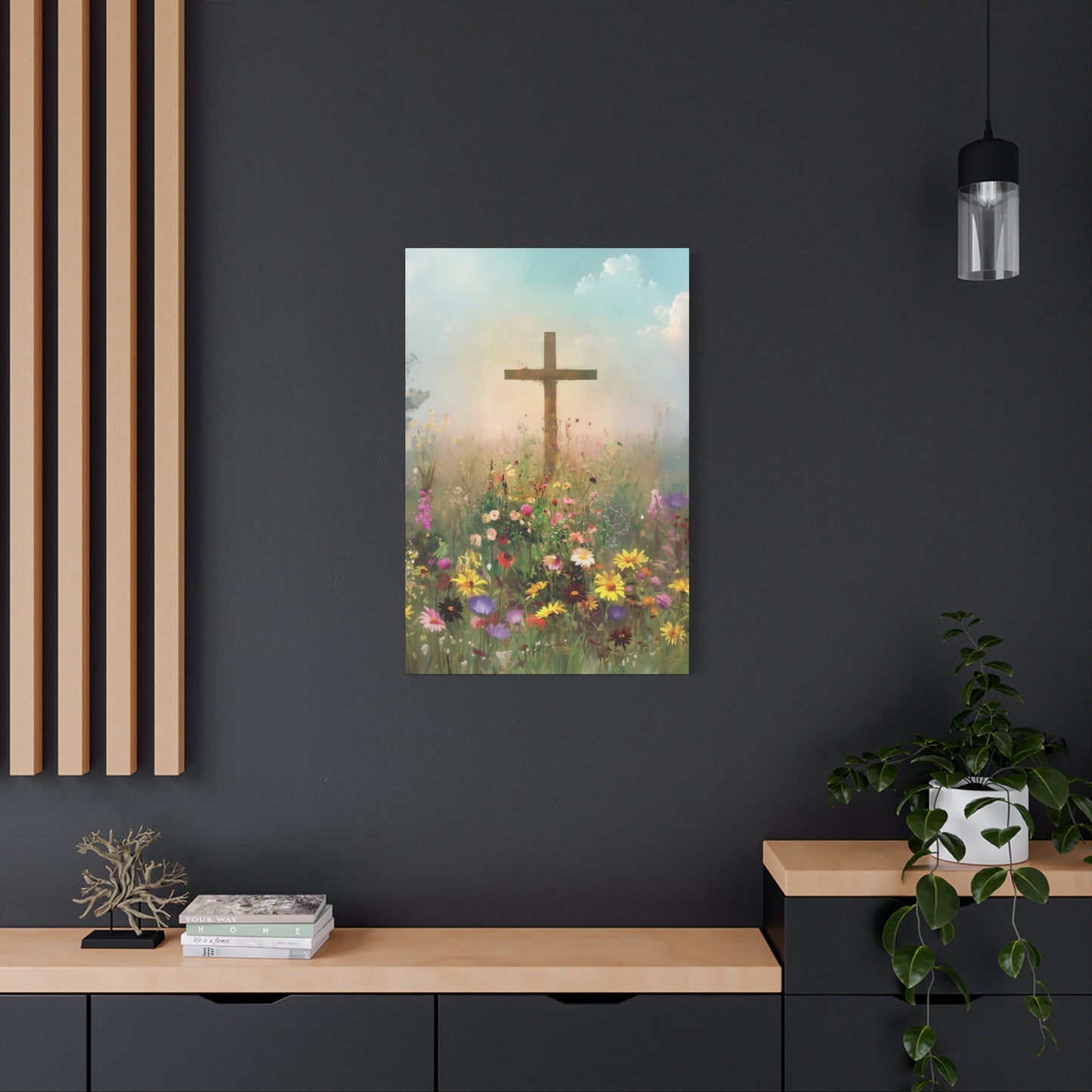 The Cross That Called the Earth to Life - Gallery Wrapped Canvas - Print - Religious Art for your Home - Catholic