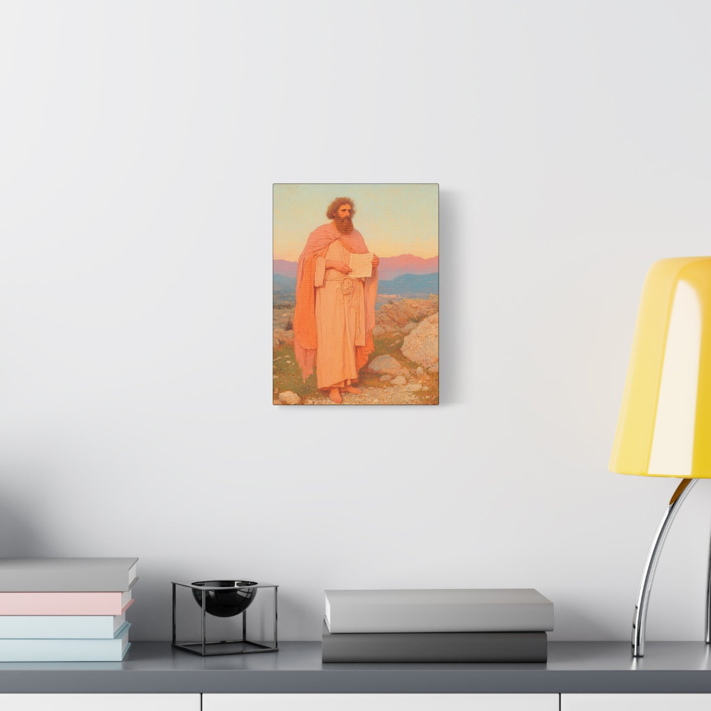 Obadiah - Keeper of the Lord's Warning and Mercy - Gallery Wrapped Canvas - Print - Religious Art for your Home - Catholic Art