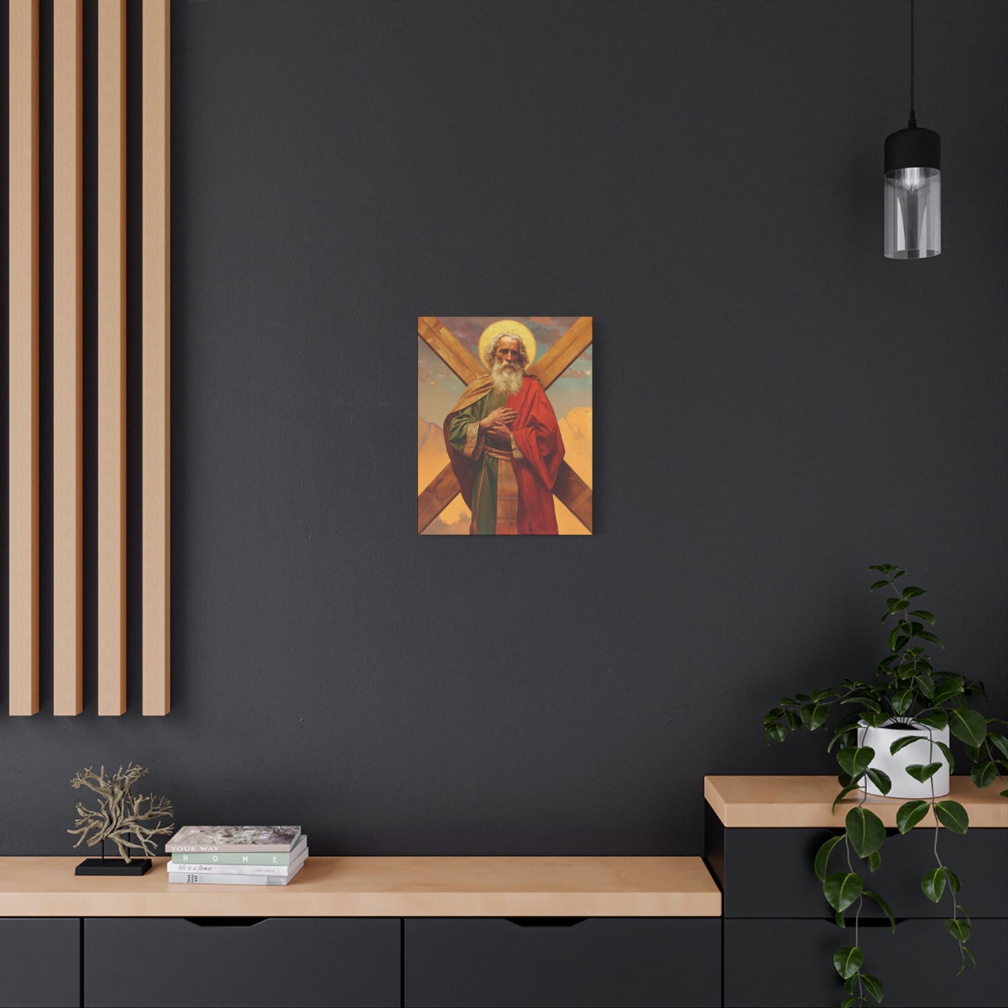 Saint Andrew the Apostle - Gallery Wrapped Canvas - Print - Religious Art for your Home - Catholic