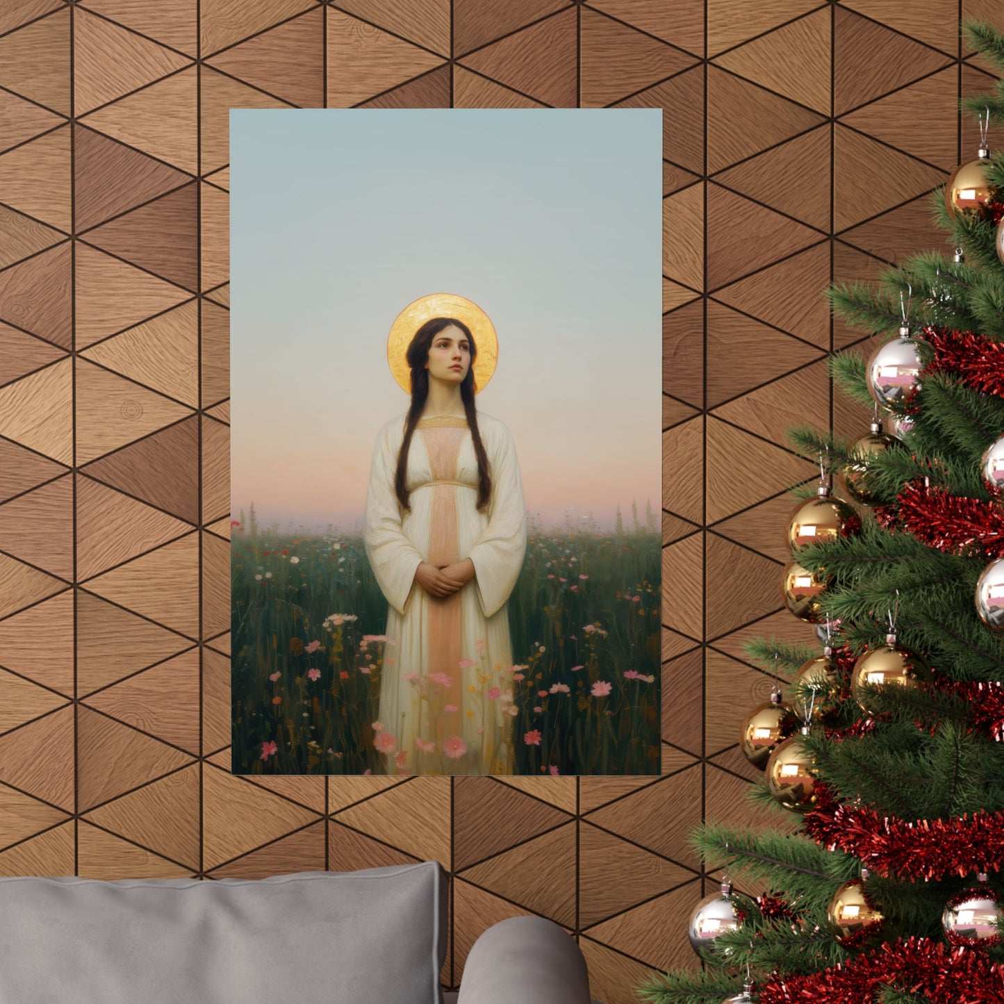 Saint Sabina - Sanctified Souls Print - Multiple Sizes - Premium Matte Vertical Posters - Patron Saint Art