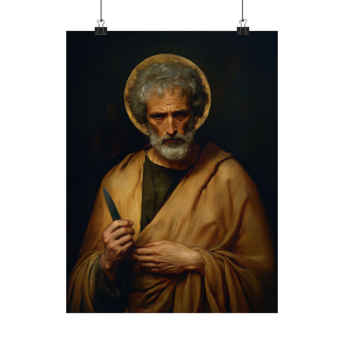 Saint Bartholomew the Apostle - Sanctified Souls Print - Multiple Sizes - Premium Matte Vertical Posters