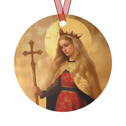 Saint Margaret of Antioch Metal Ornament - Religious Holiday Christmas Ornament and Keepsake - Catholic Keepsake