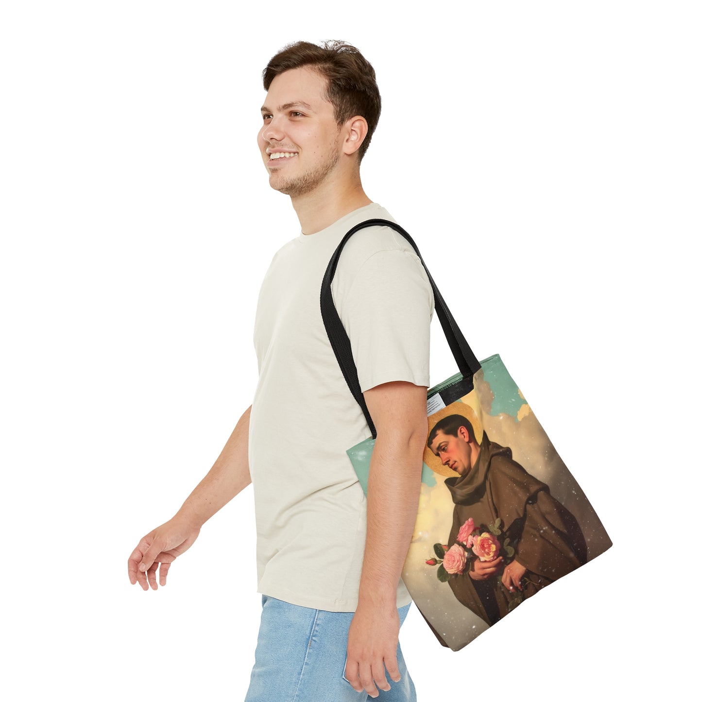 Saint Didacus of Alcala - Tote Bag - Large Medium Small Faith Art Bag - Catholic Faith Purse