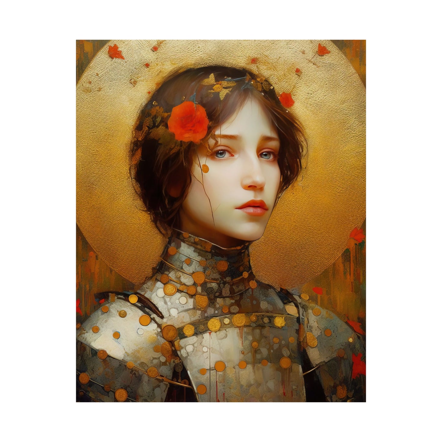 Saint Joan of Arc Print - Sanctified Souls Print - Multiple Sizes - Premium Matte Vertical Posters