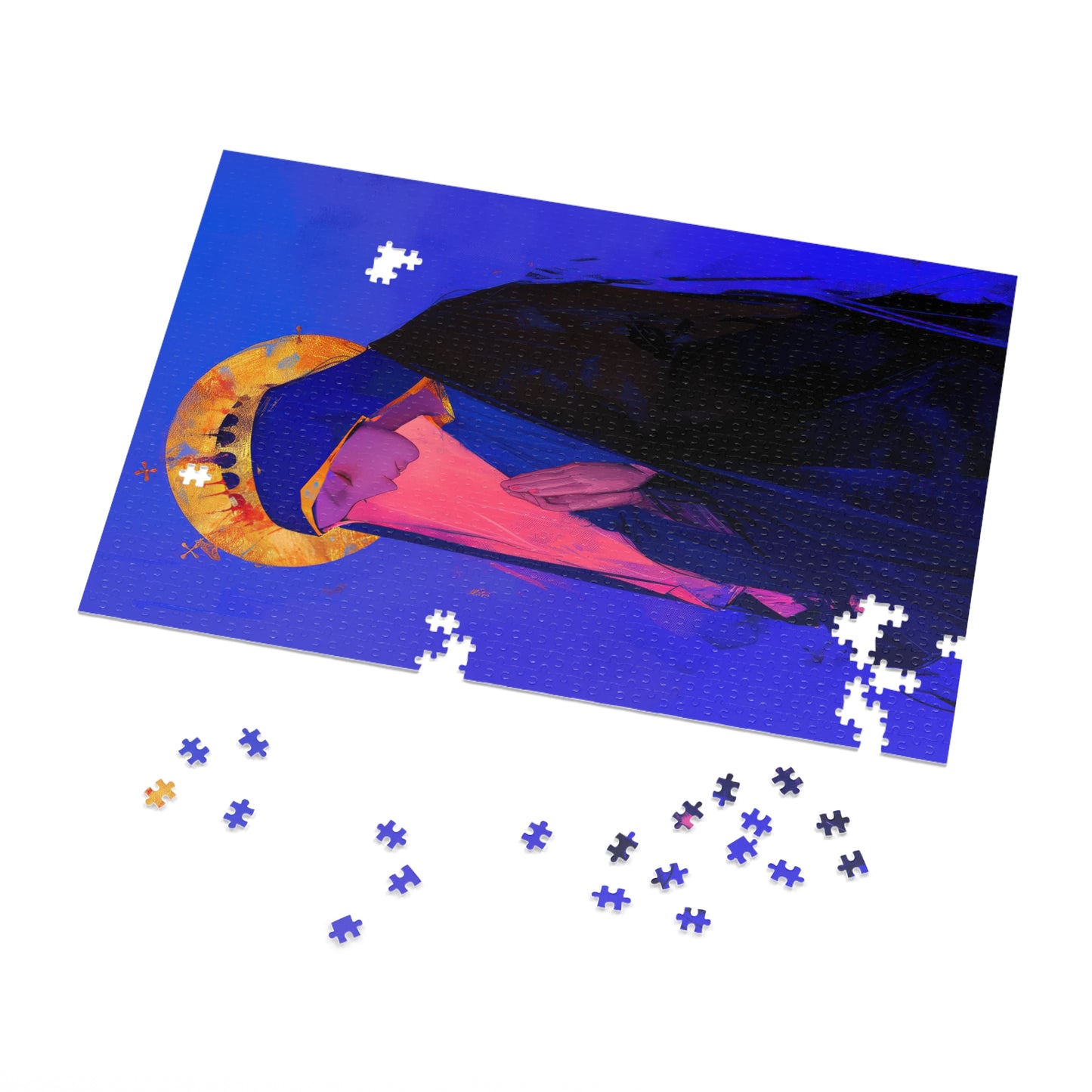 Mary, Mother of God - Blessed Among Women - Puzzle and Keepsake Tin - Religious (30, 110, 252, 500,1000) - Religious Catholic Puzzle Art