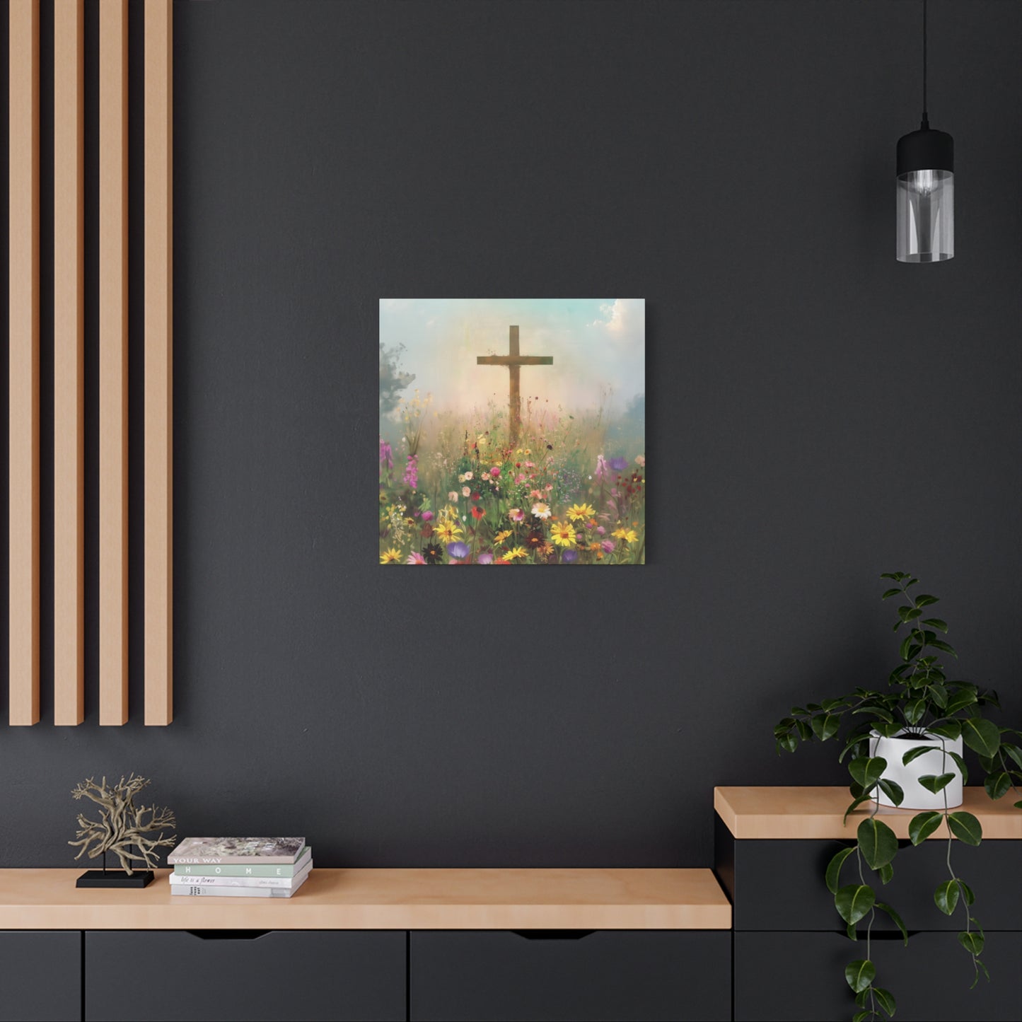 The Cross That Called the Earth to Life - Gallery Wrapped Canvas - Print - Religious Art for your Home - Catholic