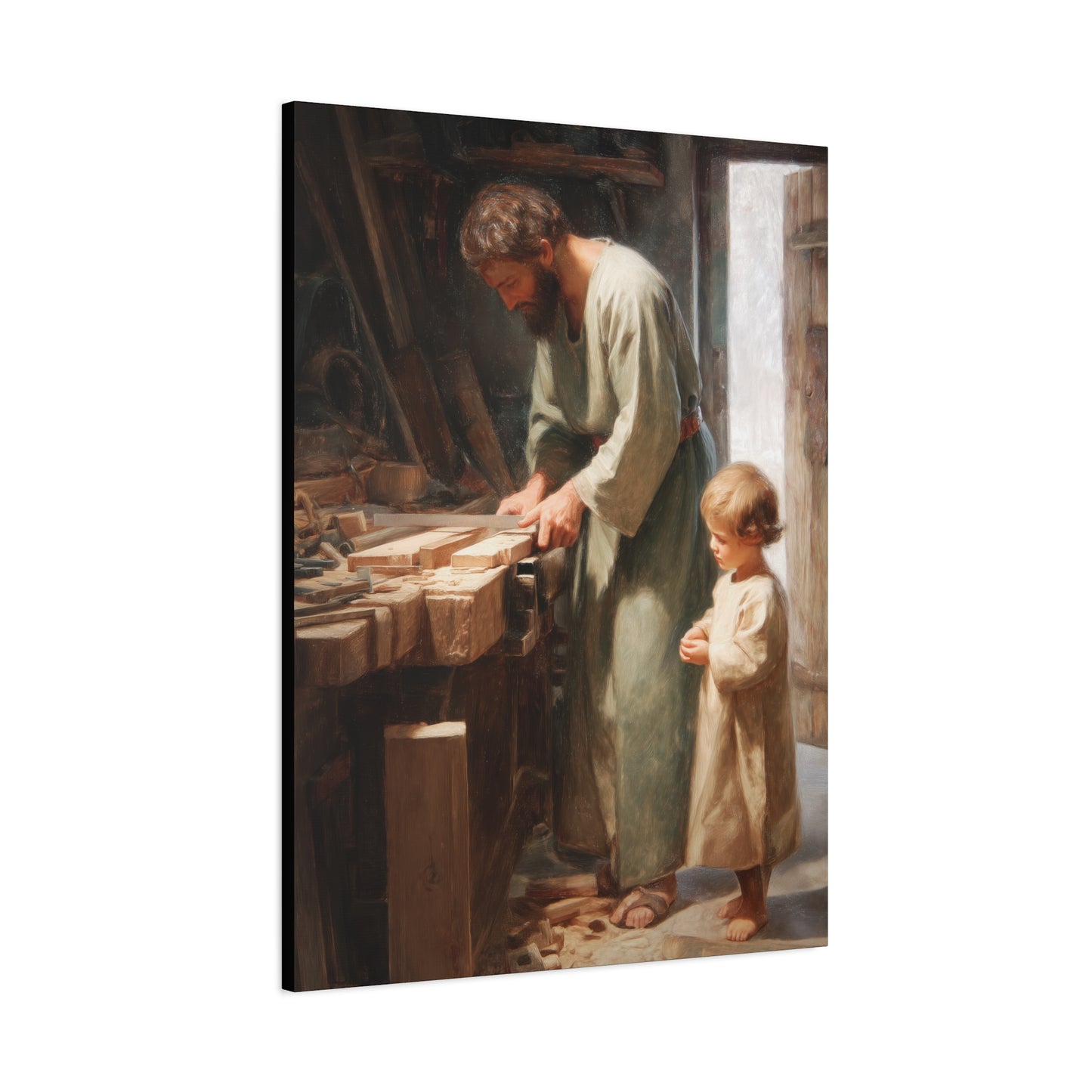 St. Joseph the Worker - Catholic Saint Canvas Print