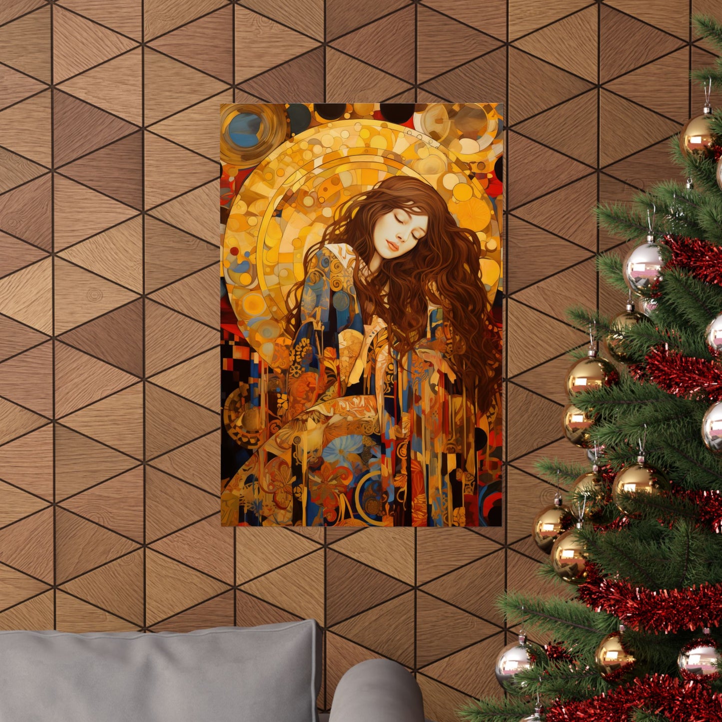 Embodied Grace: Mary Magdalene's Resilience Print - Sanctified Souls Print - Multiple Sizes - Premium Matte Vertical Posters