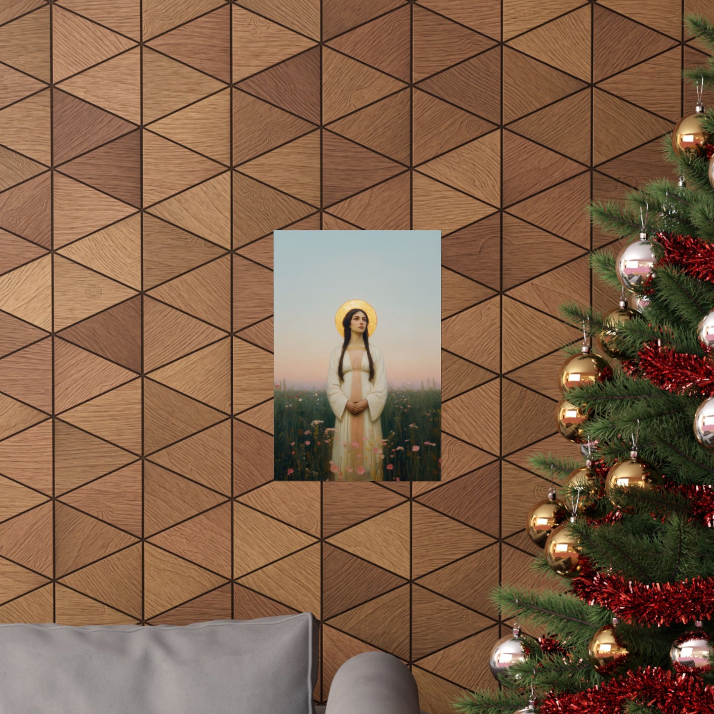 Saint Sabina - Sanctified Souls Print - Multiple Sizes - Premium Matte Vertical Posters - Patron Saint Art