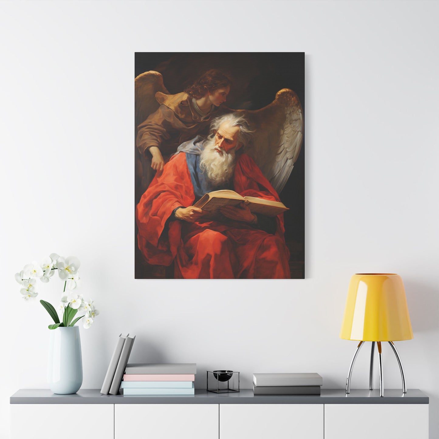 Saint Matthew the Apostle - Museum Wrapped Canvas - Sanctified Souls Print - Religious Art for your Home