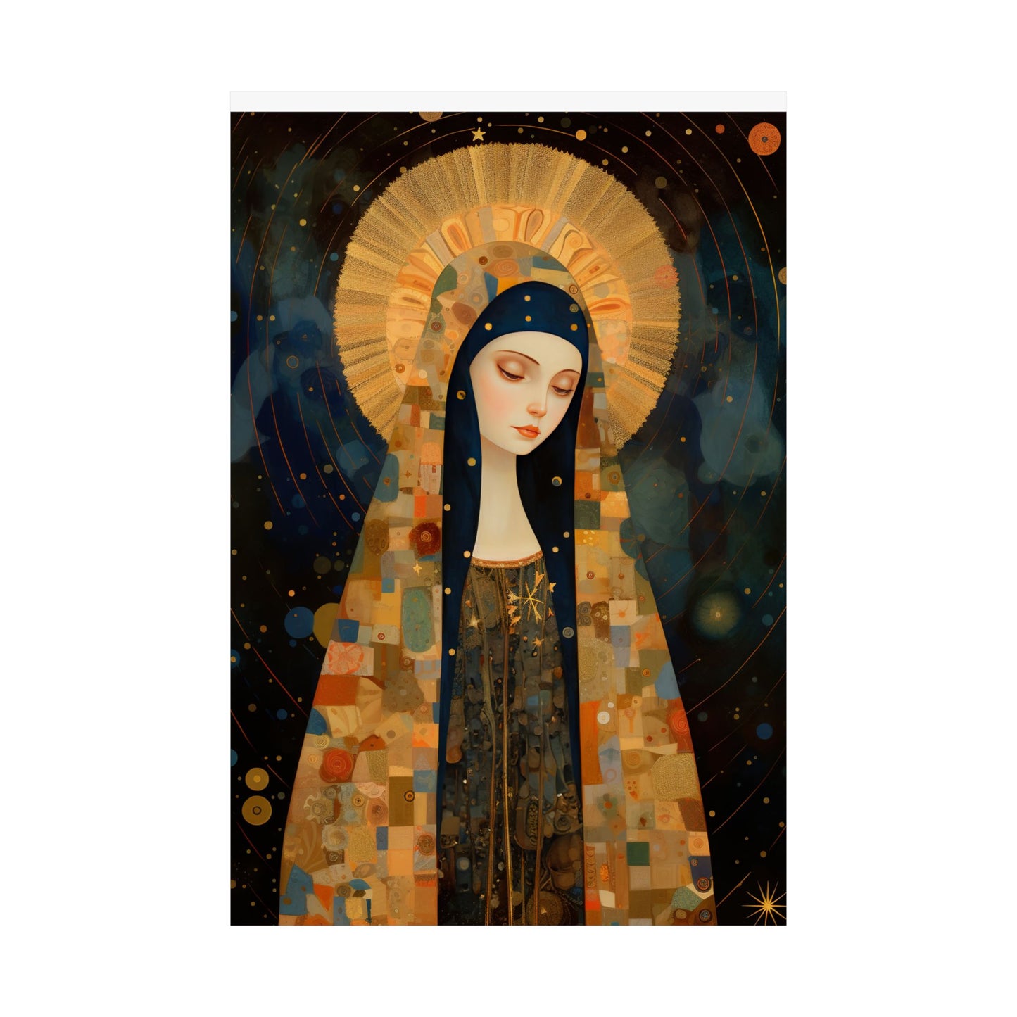 The Eternally Beloved: Mary in Art - Sanctified Souls Print - Multiple Sizes - Premium Matte Vertical Posters