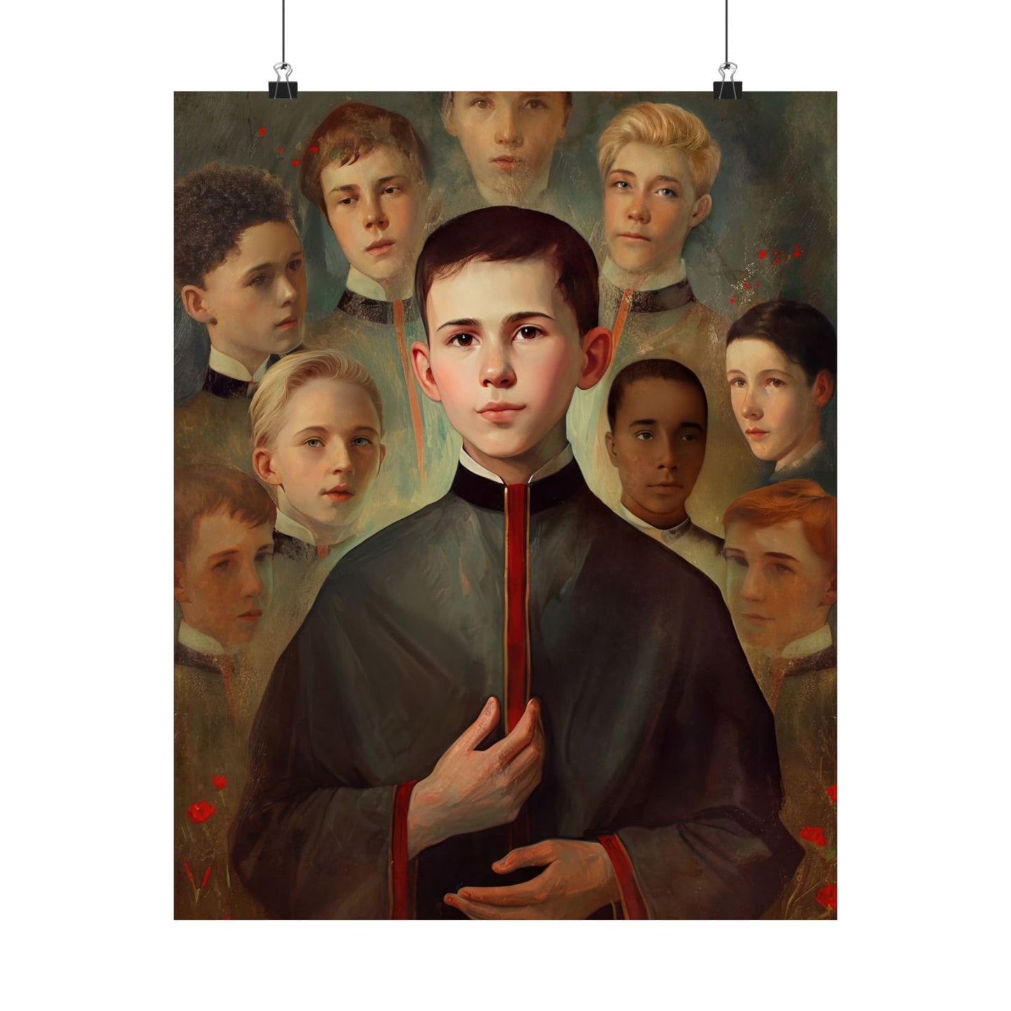 Saint John Berchmans - Sanctified Souls Print - Multiple Sizes - Premium Matte Vertical Posters