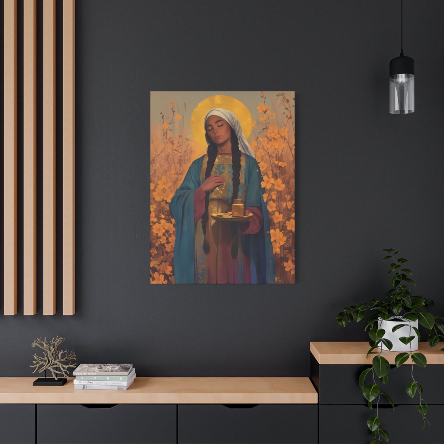 Saint Hermione of Ephesus - Gallery Wrapped Canvas - Print - Religious Art for your Home - Catholic Art Print