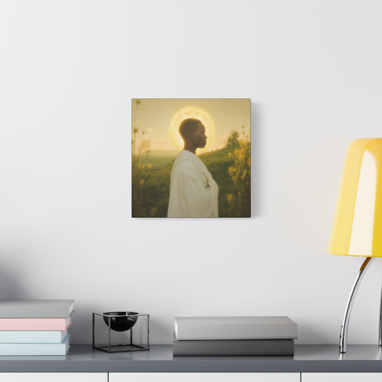 Saint Charles Lwanga -  Museum Wrapped Canvas - Sanctified Souls Print - Religious Art for your Home - Catholic Patron Saint Art