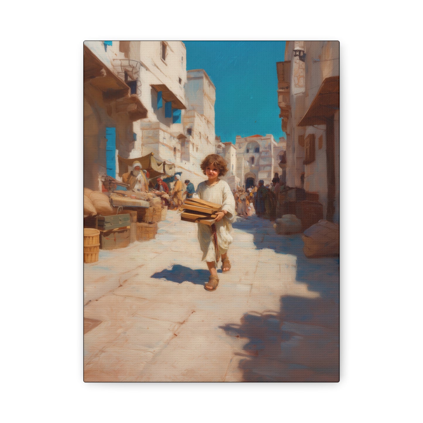 Nazareth and the Hidden Light of Christ - Gallery Wrapped Canvas - Print - Religious Art for your Home - Catholic Art