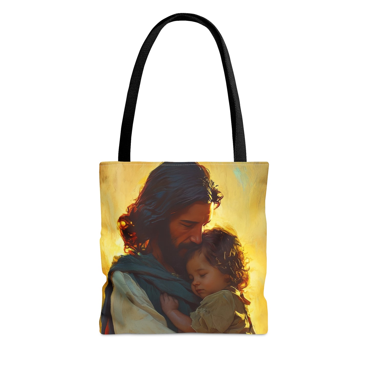 Divine Protector of the Innocent Tote Bag - Large Medium Small Faith Art Bag - Catholic Faith Purse - Religious Carry All
