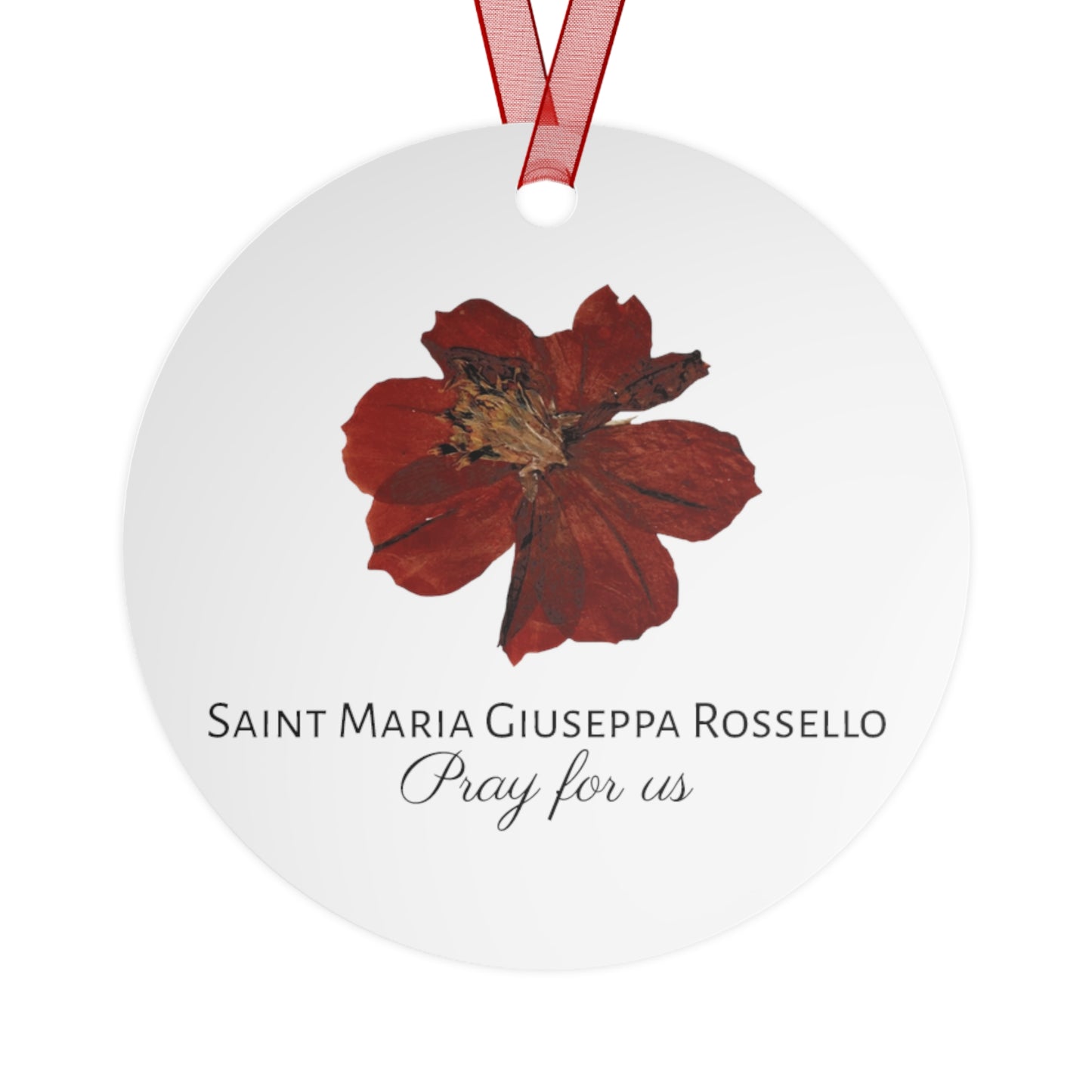Saint Maria Giuseppa Rossello - Metal Ornament - Religious Holiday Christmas Ornament and Keepsake