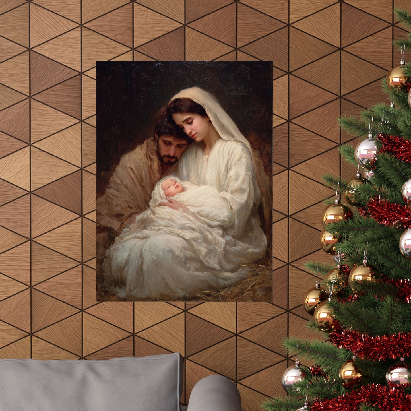 The Quiet Kingdom of the Holy Family - Sanctified Souls Print - Multiple Sizes - Premium Matte Vertical Posters
