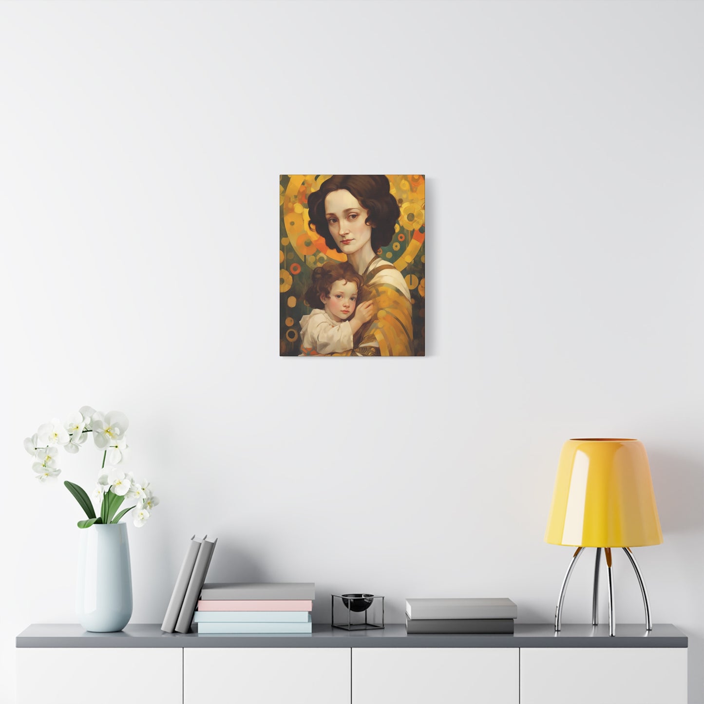Saint Gianna Beretta Molla  - Gallery Wrapped Canvas - Sanctified Souls Print - Religious Art for your Home