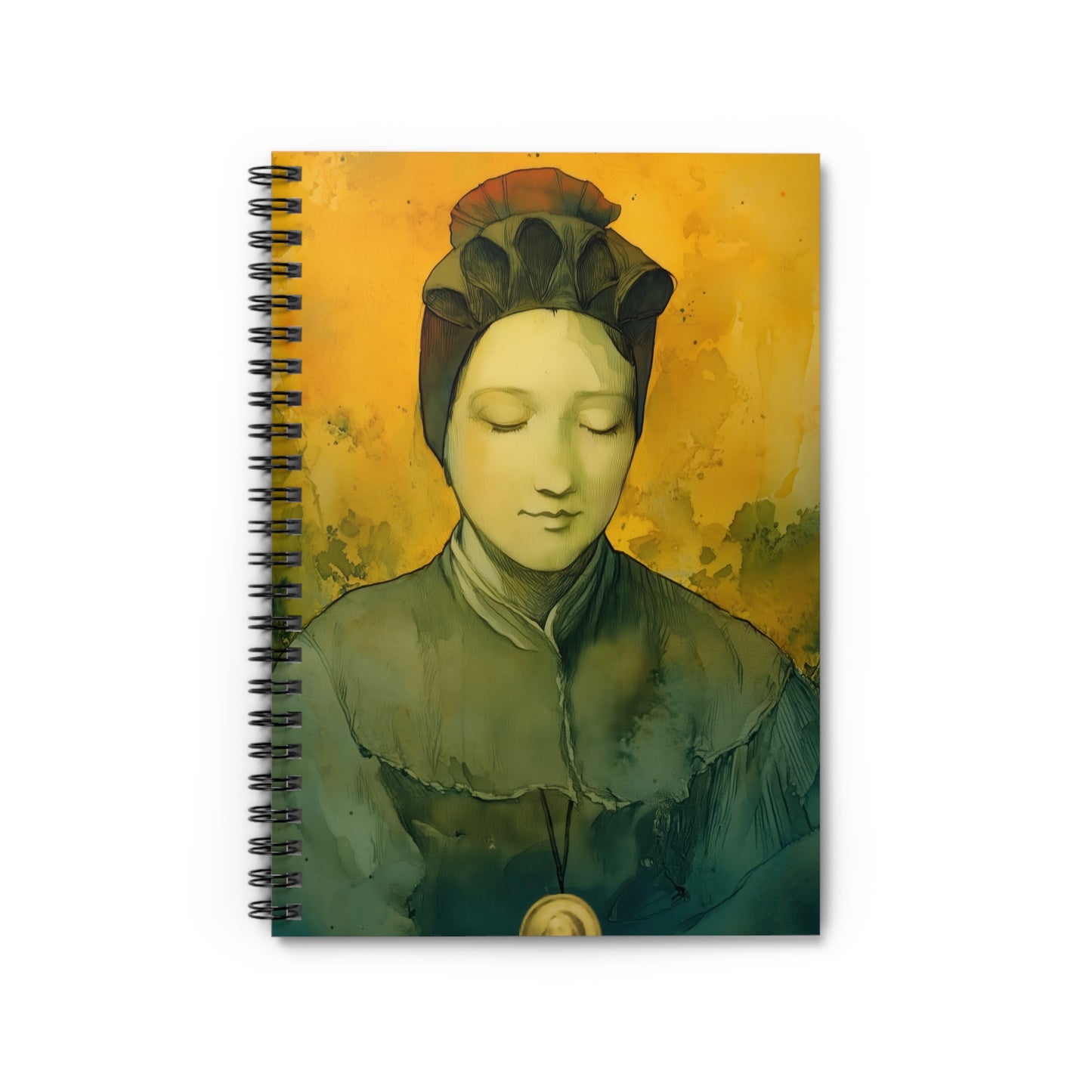Saint Magdalene of Canossa - Sanctified Souls Art - Religious Based Notebook - Spiral Notebook - Ruled Line