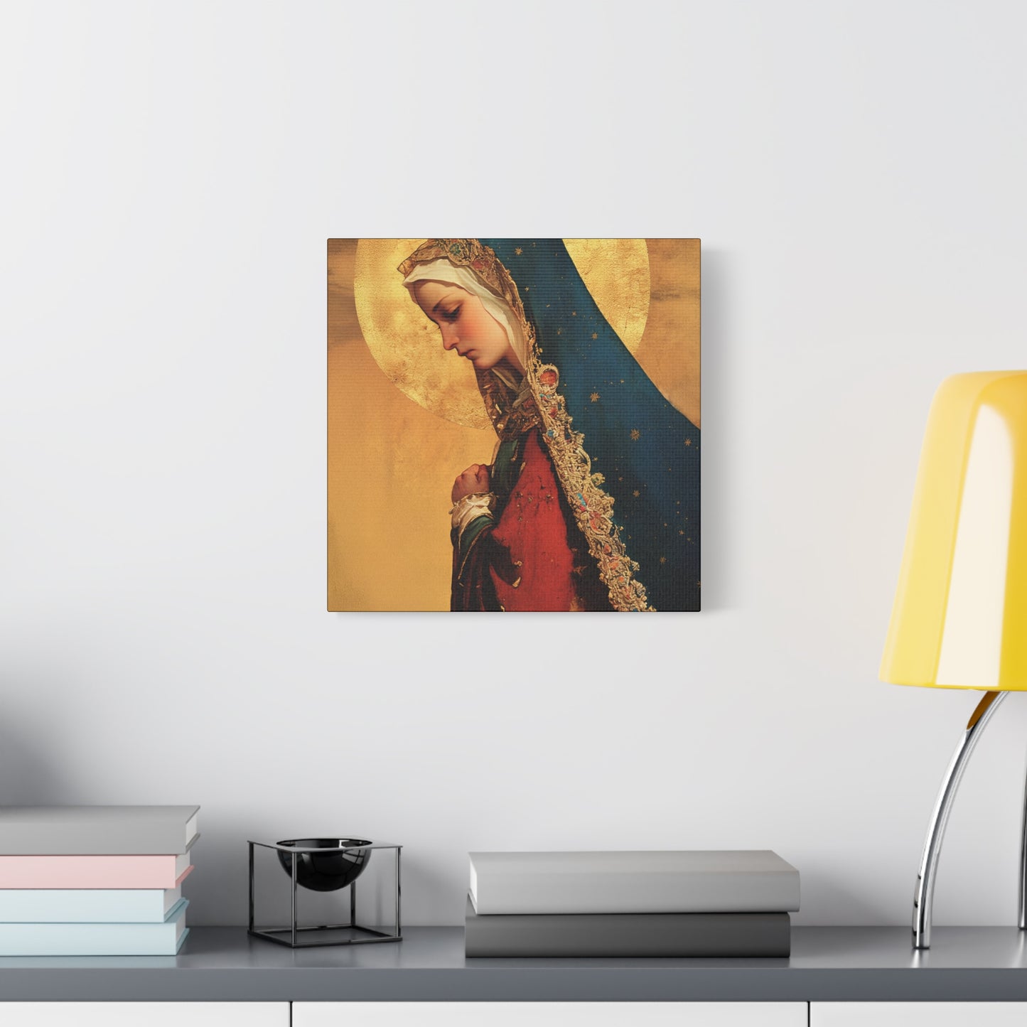 Our Lady of Mercy / Our Lady of Ransom - Multiple Sizes - Catholic Home art - Museum Wrapped Canvas - Sanctified Souls Print - Mother Mary