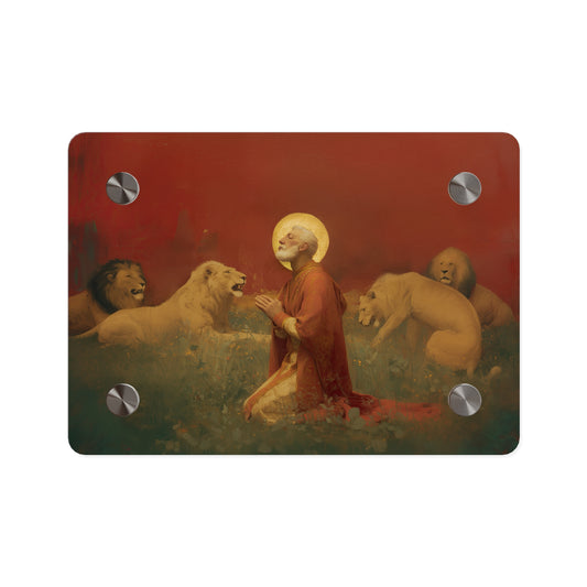 Saint Ignatius of Antioch Wall Art Panel - Ready to Hang Acrylic Print - Catholic Saint Art - Patron Saint Print - No Frame needed