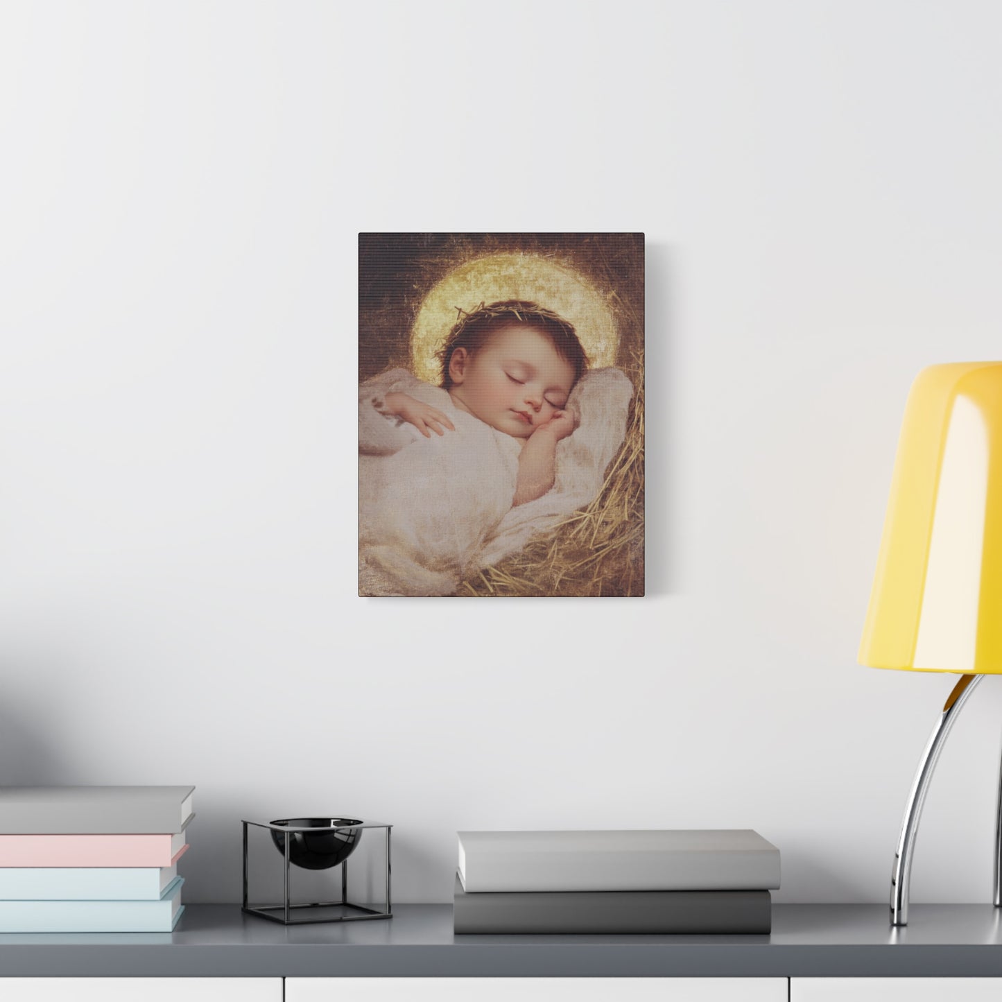 The Christ Child Born Into the Quiet of the World - Gallery Wrapped Canvas - Print - Religious Art for your Home - Catholic Art Print