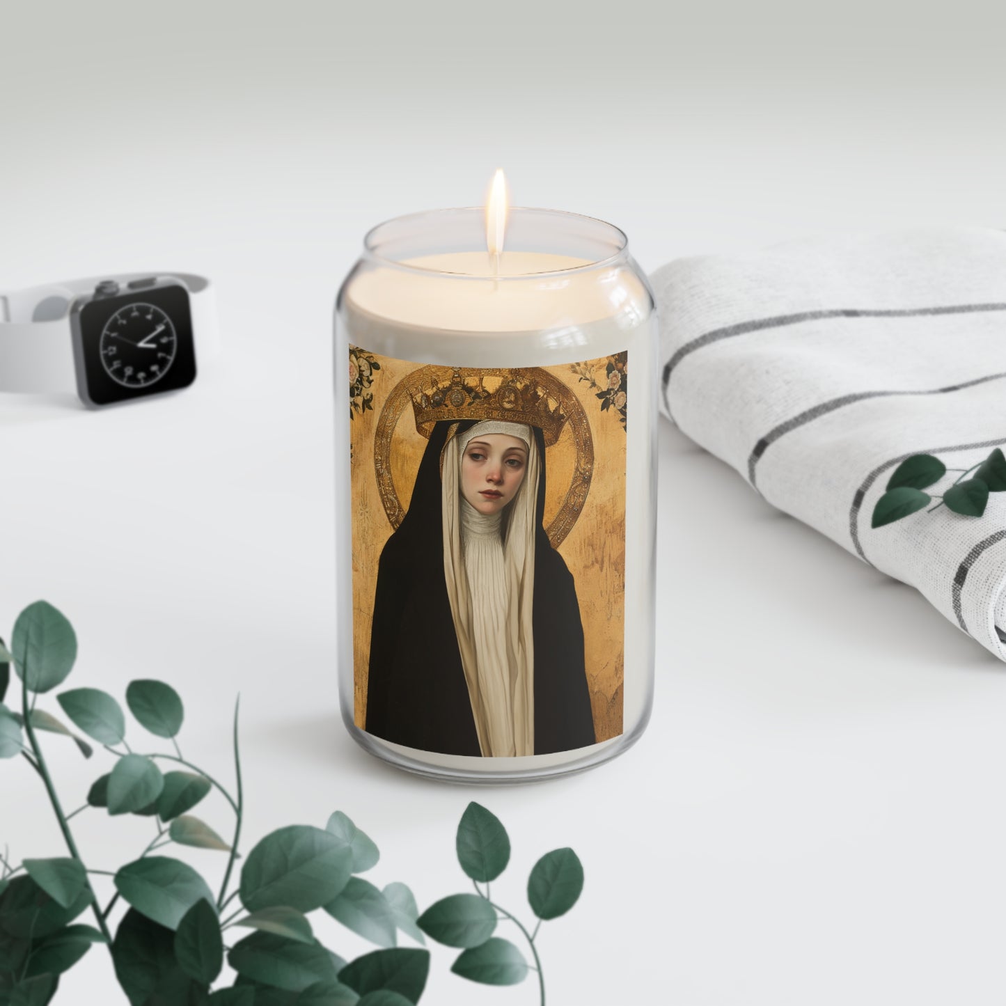 Saint Margaret of Hungary - Scented Prayer Candle, 13.75oz - Tall Size - Religious Prayer Candle - Catholic Art