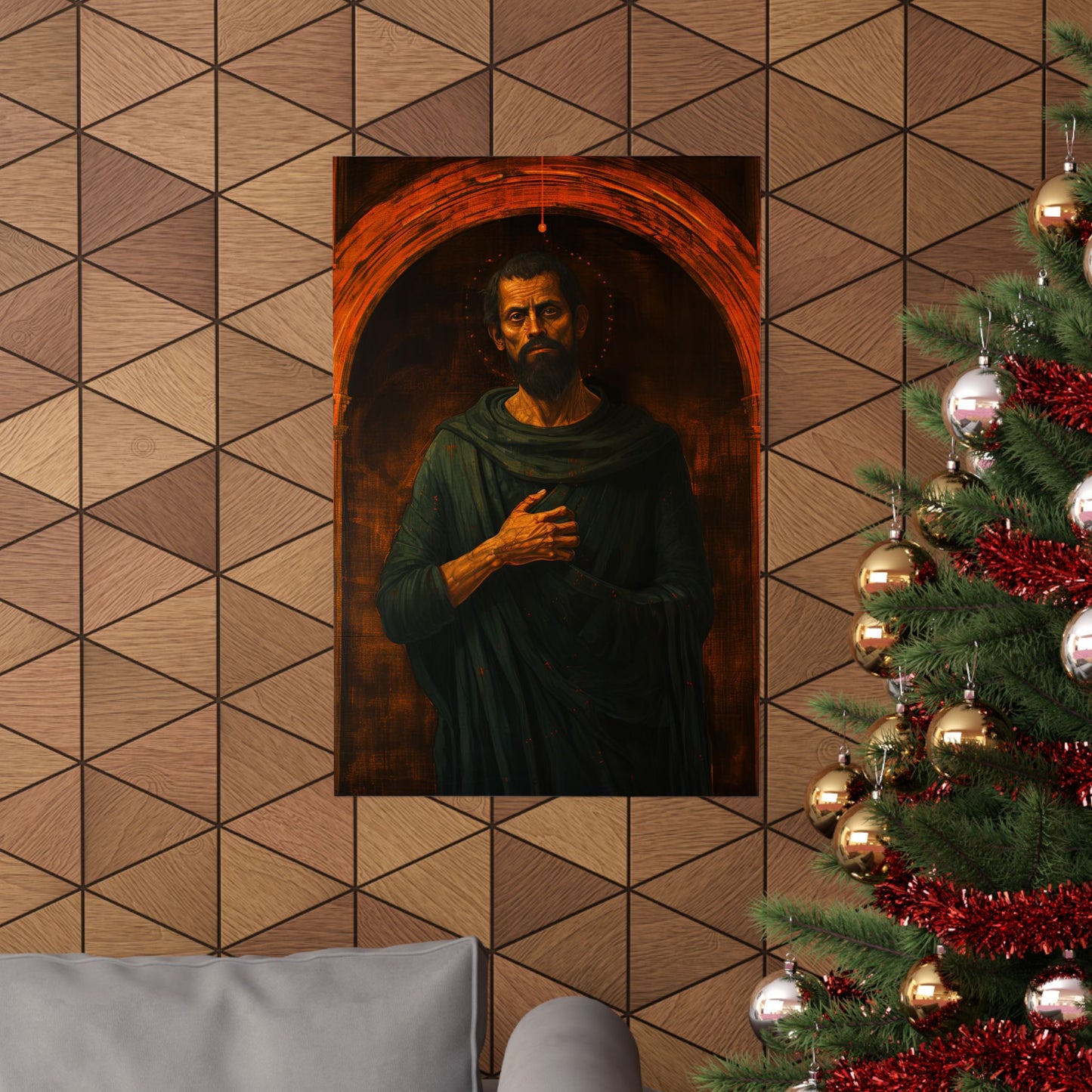 Saint Bartholomew the Apostle - Sanctified Souls Print - Multiple Sizes - Premium Matte Vertical Posters