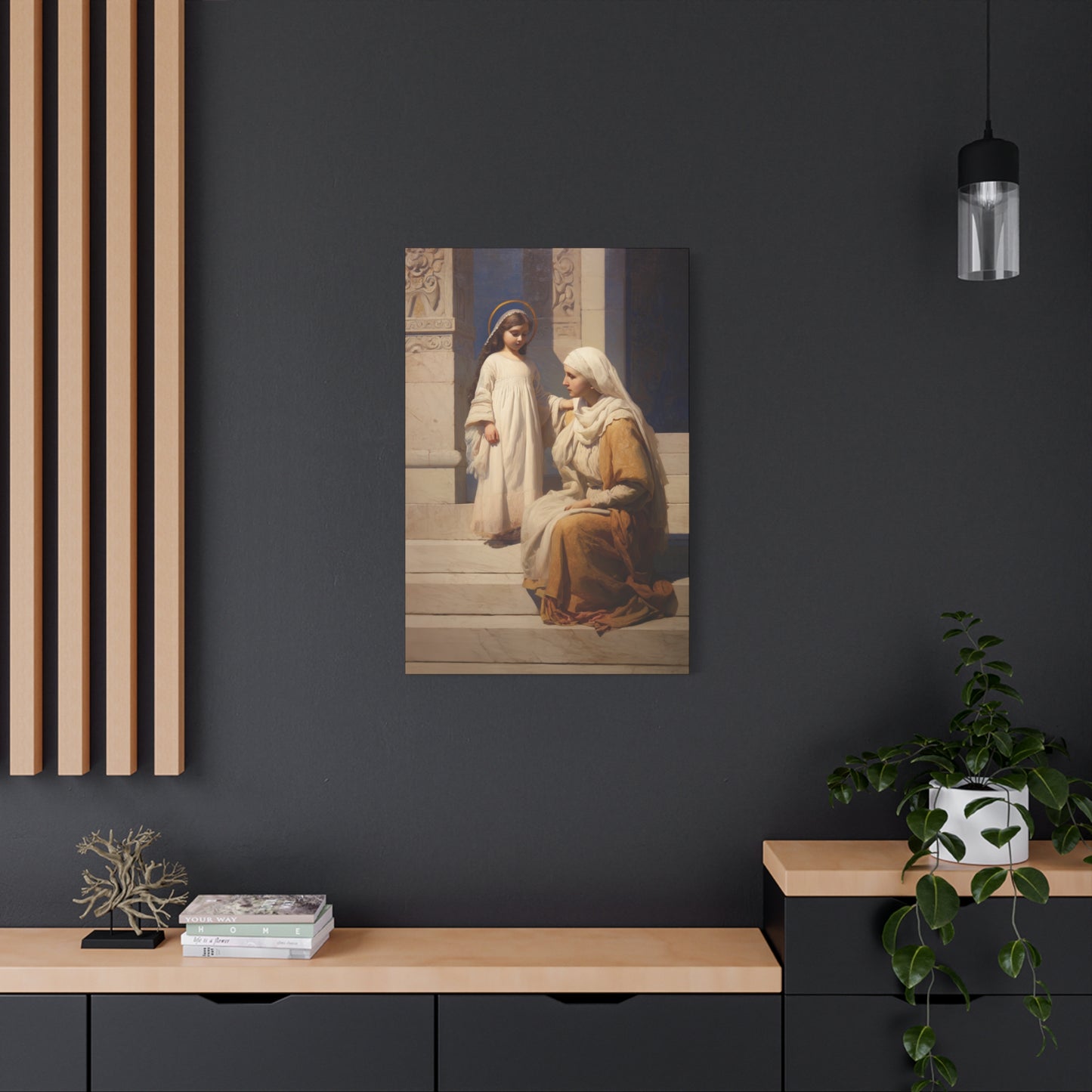 The Feast of the Presentation of the Blessed Mary - Gallery Wrapped Canvas - Print - Religious Art for your Home - Catholic