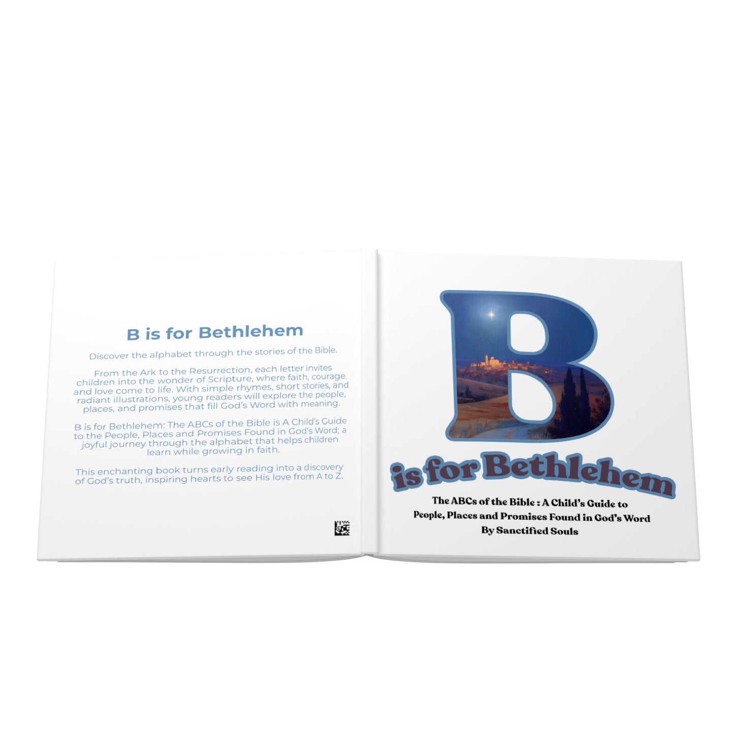 B is for Bethlehem (Hardcover) The ABCs of the Bible | Bible Alphabet Book for Kids | Christian Children's Book | Bible Stories Alphabet