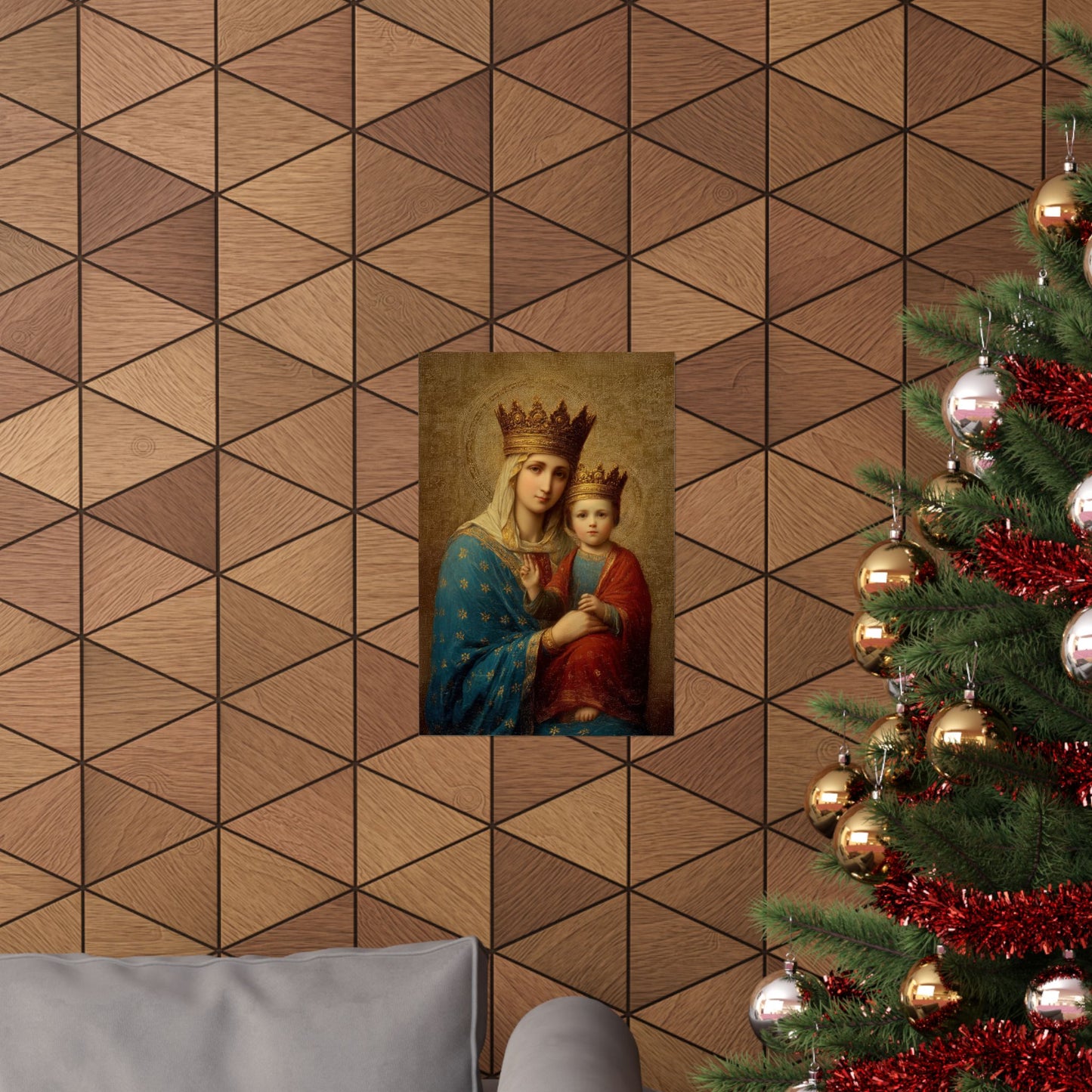 Madonna della Strada - Our Lady of the Way - Sanctified Souls Print - Multiple Sizes - Premium Matte Vertical Posters