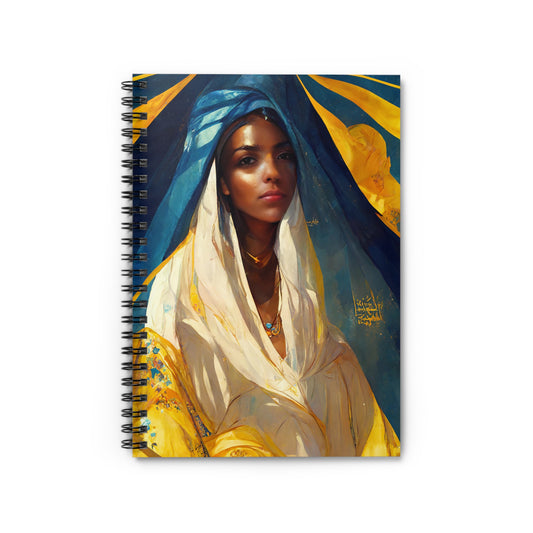 Mary the Blessed Virgin Journal - Sanctified Souls Art - Religious Based Notebook - Spiral Notebook - Ruled Line