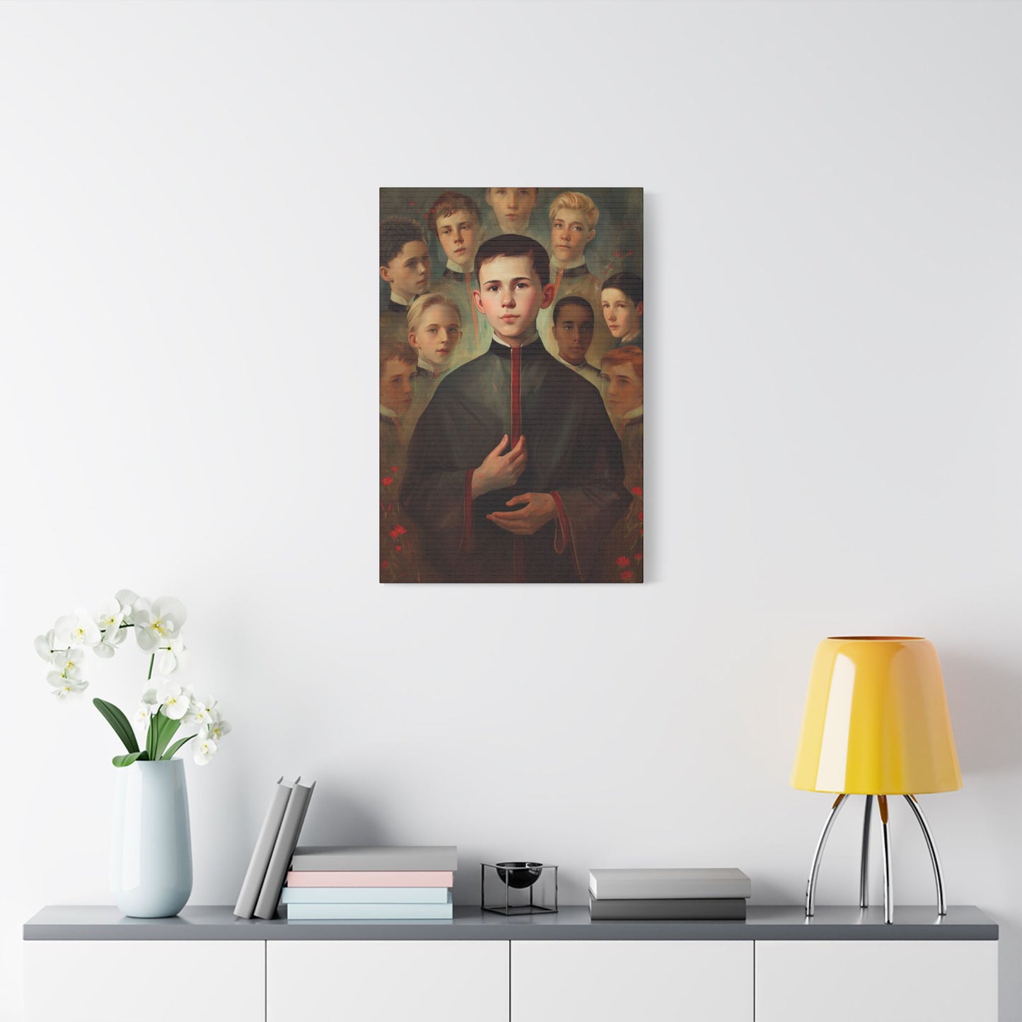 Saint John Berchmans Canvas Print - Multiple Sizes - Catholic Home art - Museum Wrapped Canvas - Sanctified Souls Print